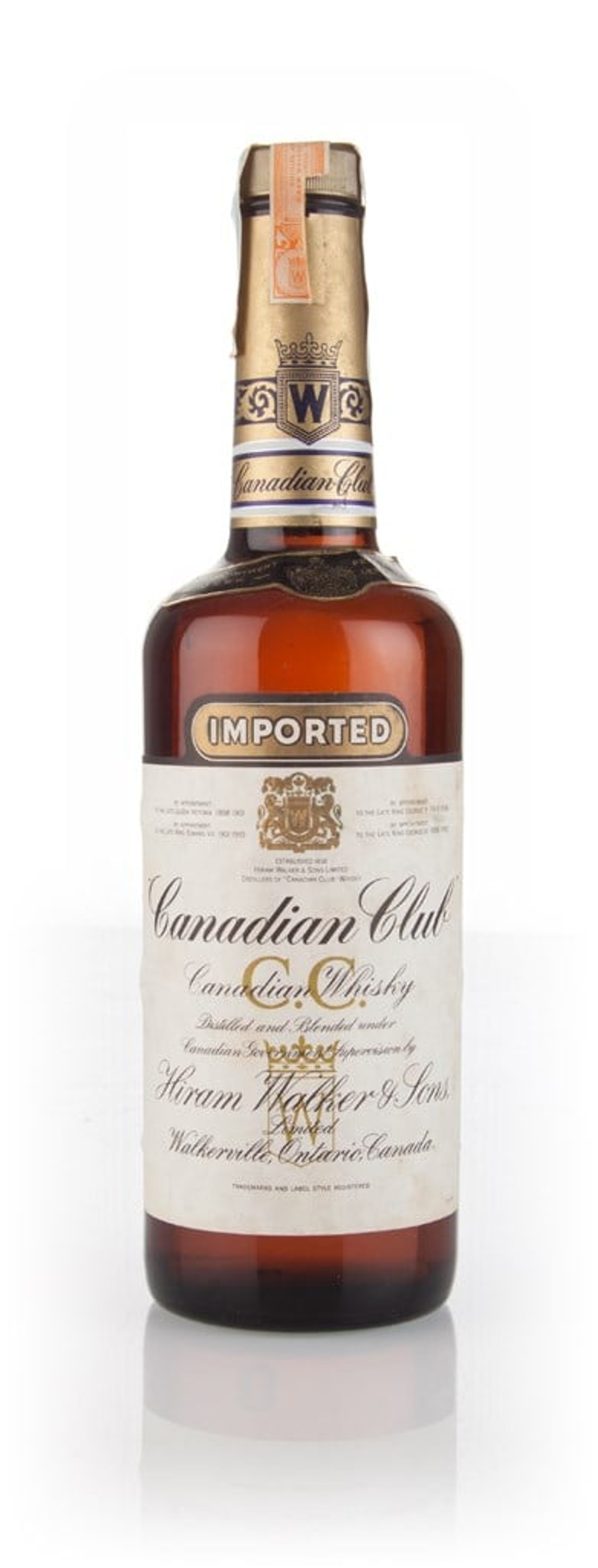Canadian Club Whisky - 1970s 75cl