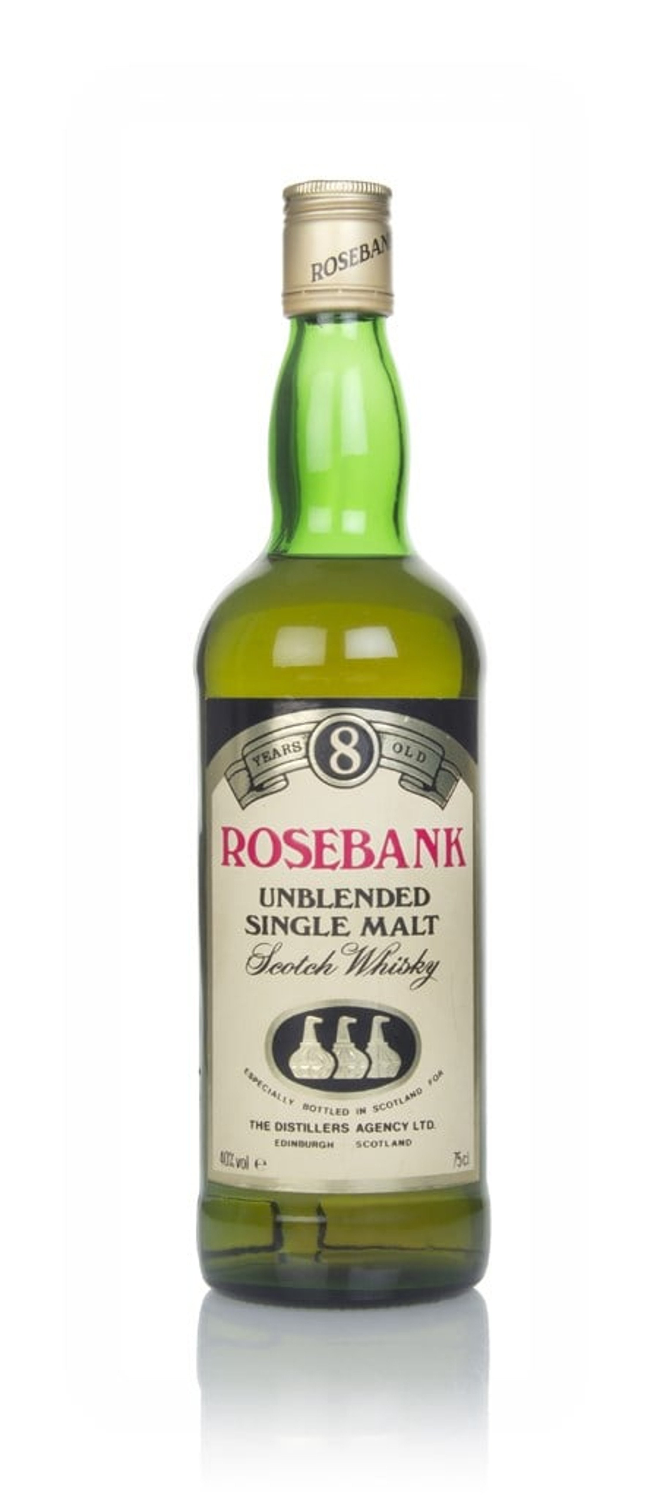 Rosebank 8 Year Old - 1980s (Stills Label) 75cl