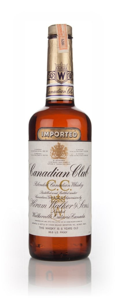 Canadian Club 6年ウイスキー 1971年古酒カナディアンクラブ Canadian Club 6年ウイスキー 1971年古酒カナディアンクラブ
