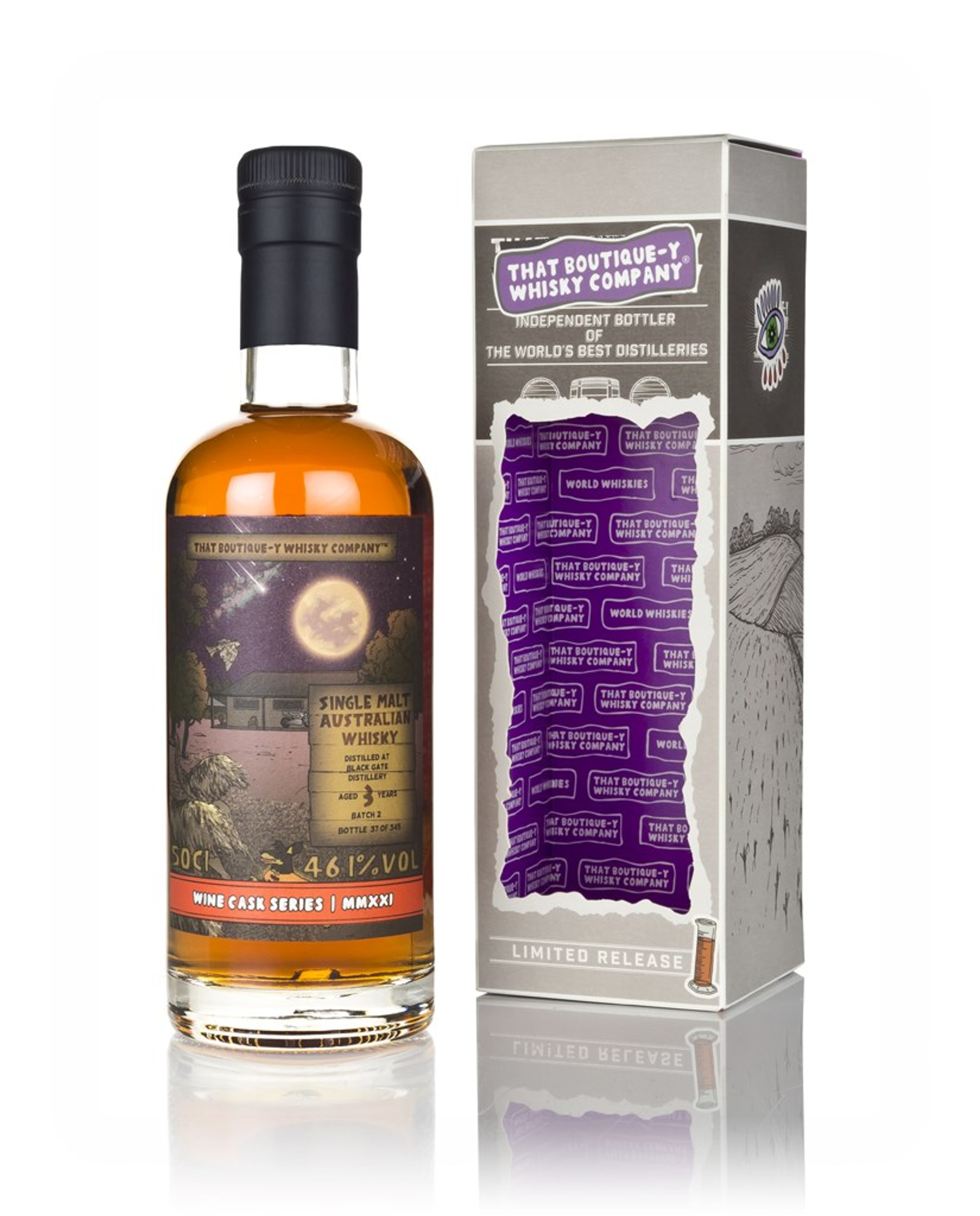 Black Gate 3 Year Old (That Boutique-y Whisky Company) 50cl