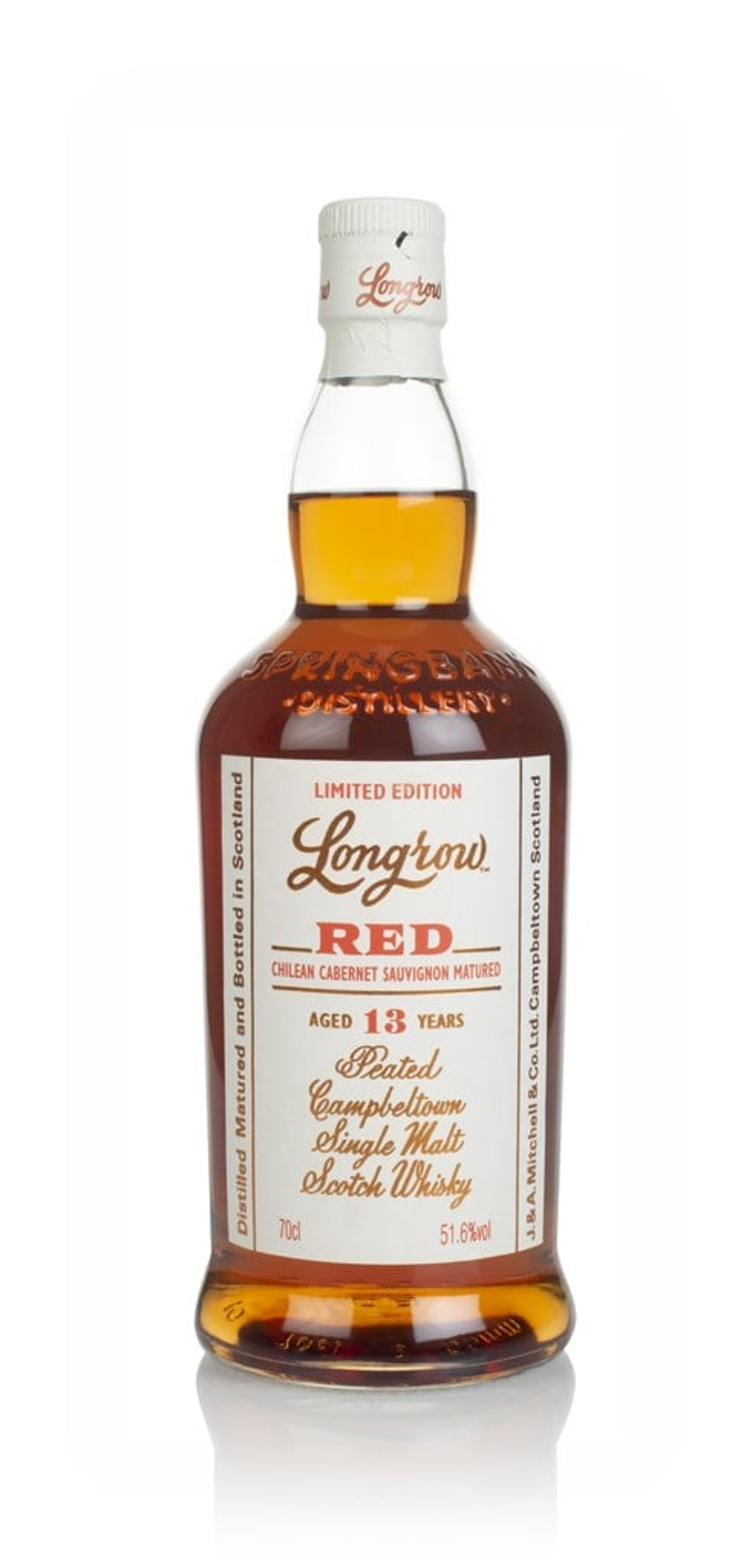 Longrow Red 13 Year Old - Chilean Cabernet Sauvignon Cask Matured 70cl