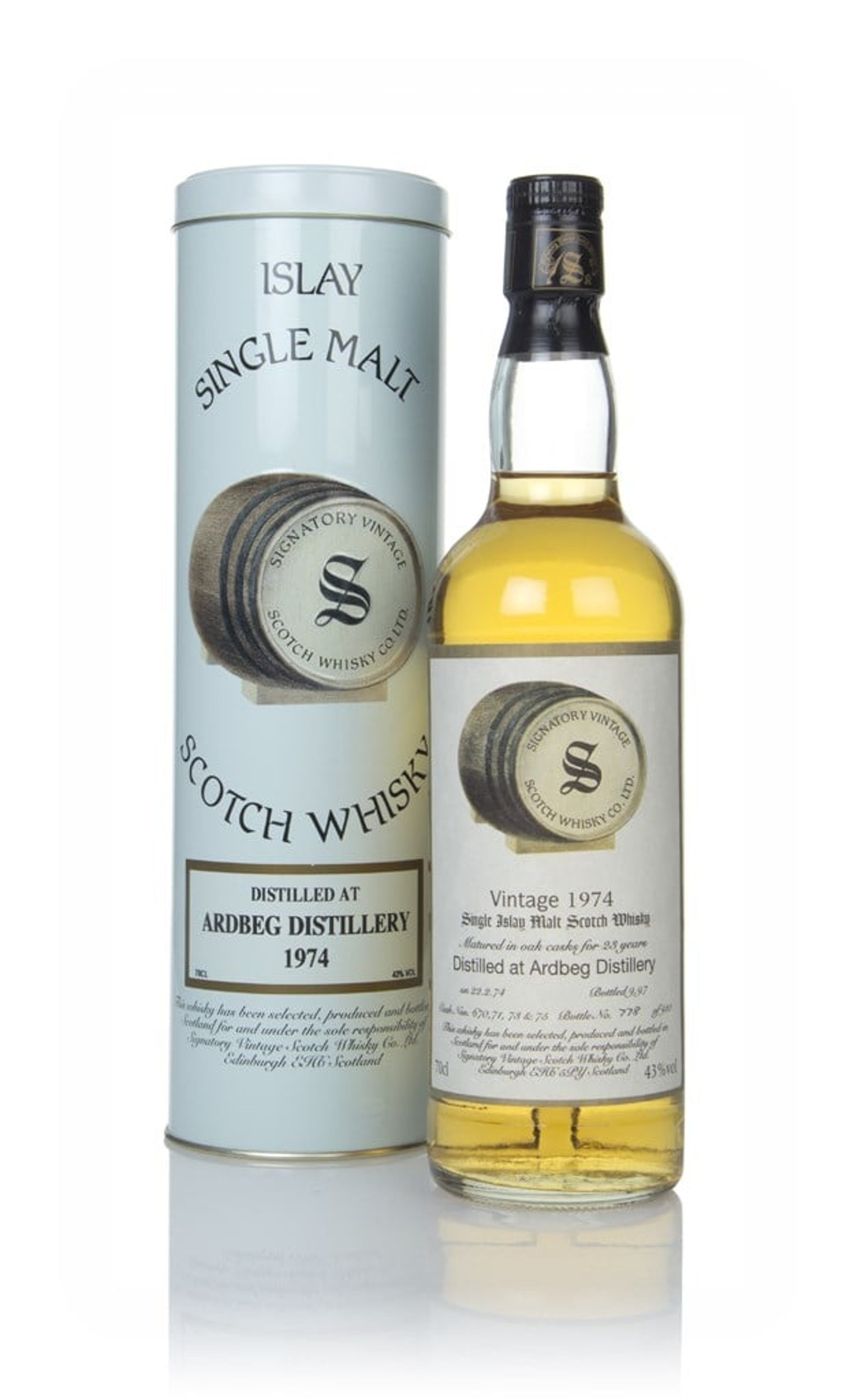 Ardbeg 23 Year Old 1974 - Signatory 70cl