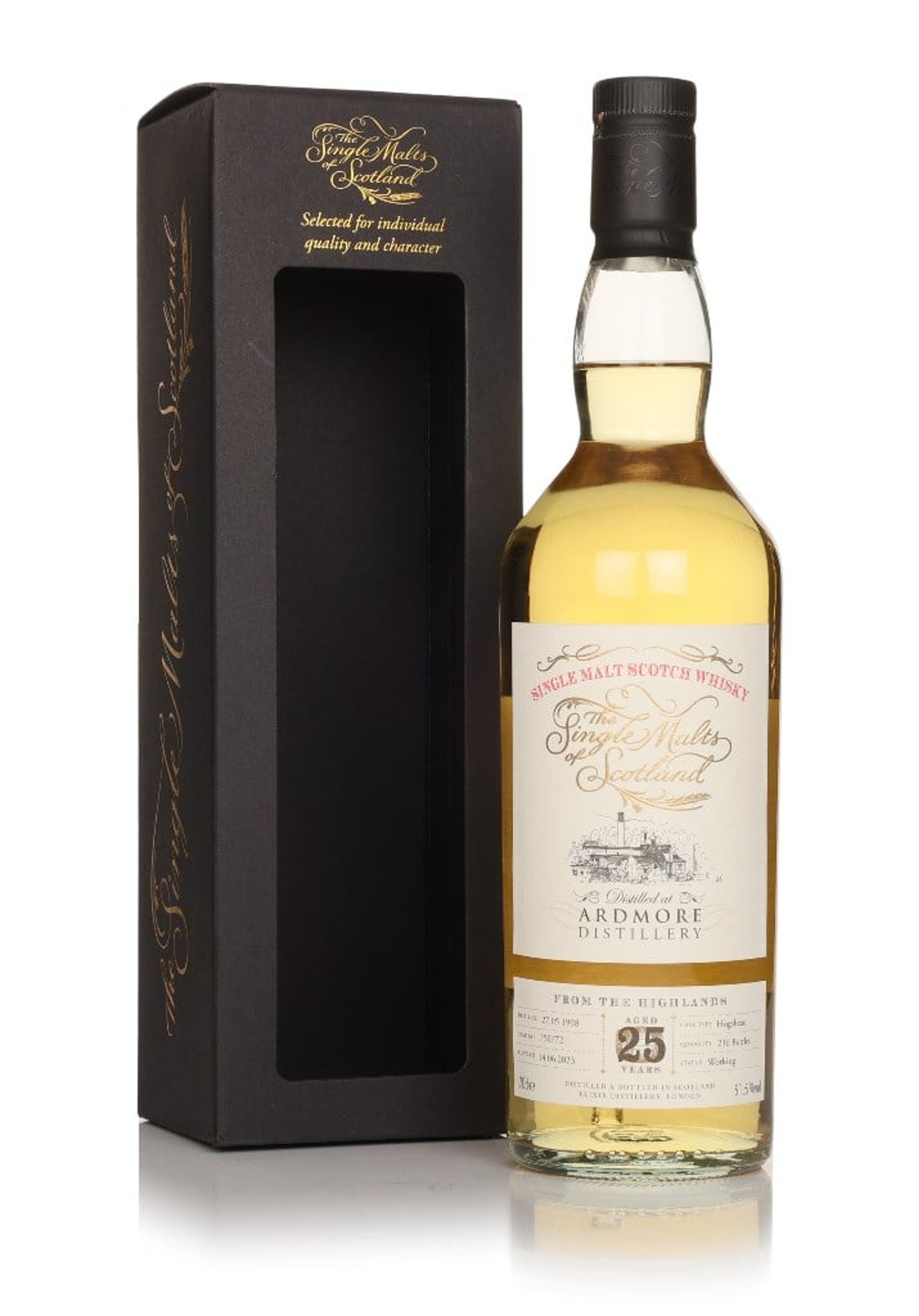 Ardmore 25 Year Old 1998 (cask 750772) - The Single Malts of Scotland 70cl