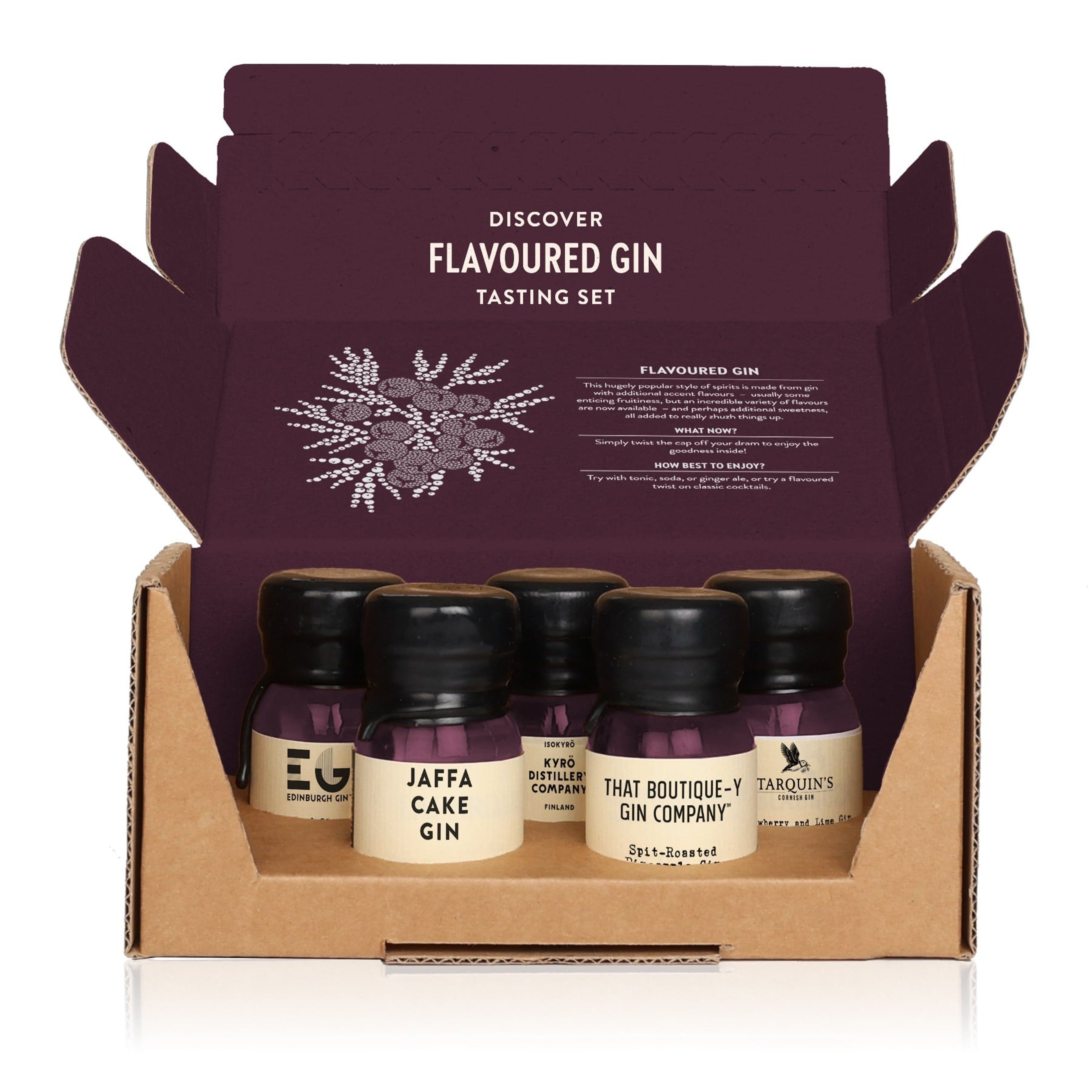 The Flavoured Gin Discovery Set 15cl