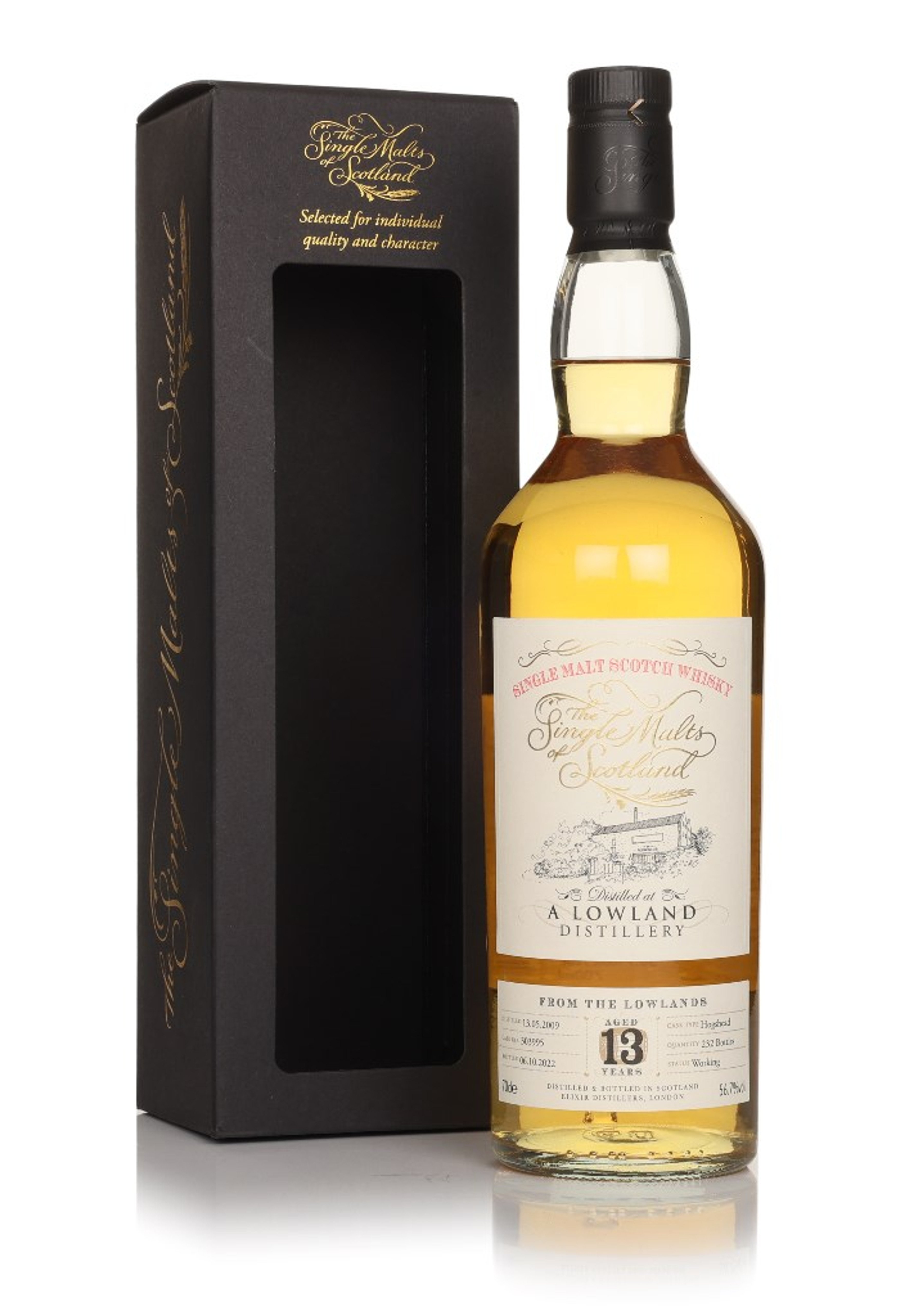 Lowland 13 Year Old 2009 (cask 303995) - The Single Malts of Scotland 70cl