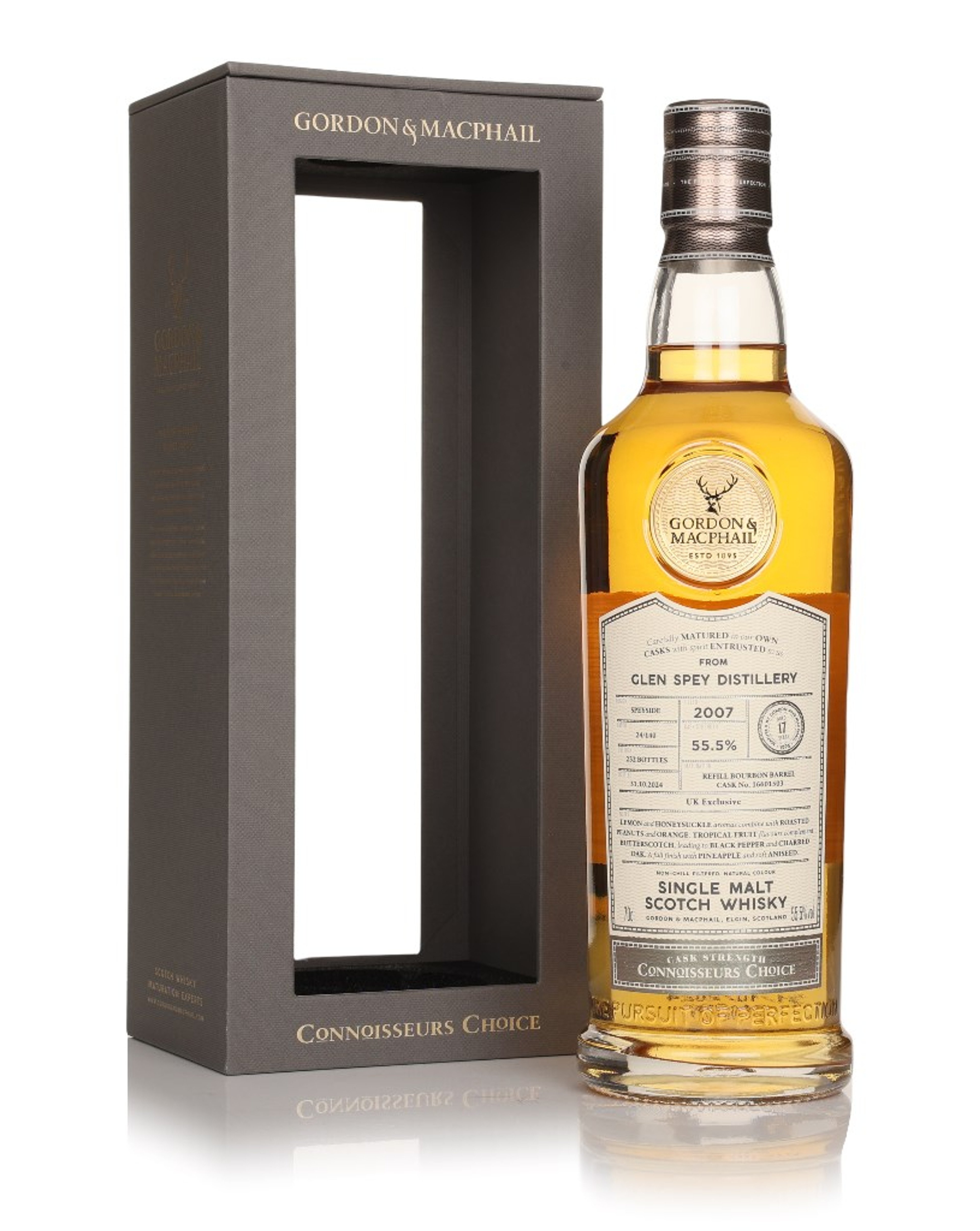 Glen Spey 17 Year Old 2007 (cask 16601503) - Connoisseurs Choice (Gordon & MacPhail) 70cl