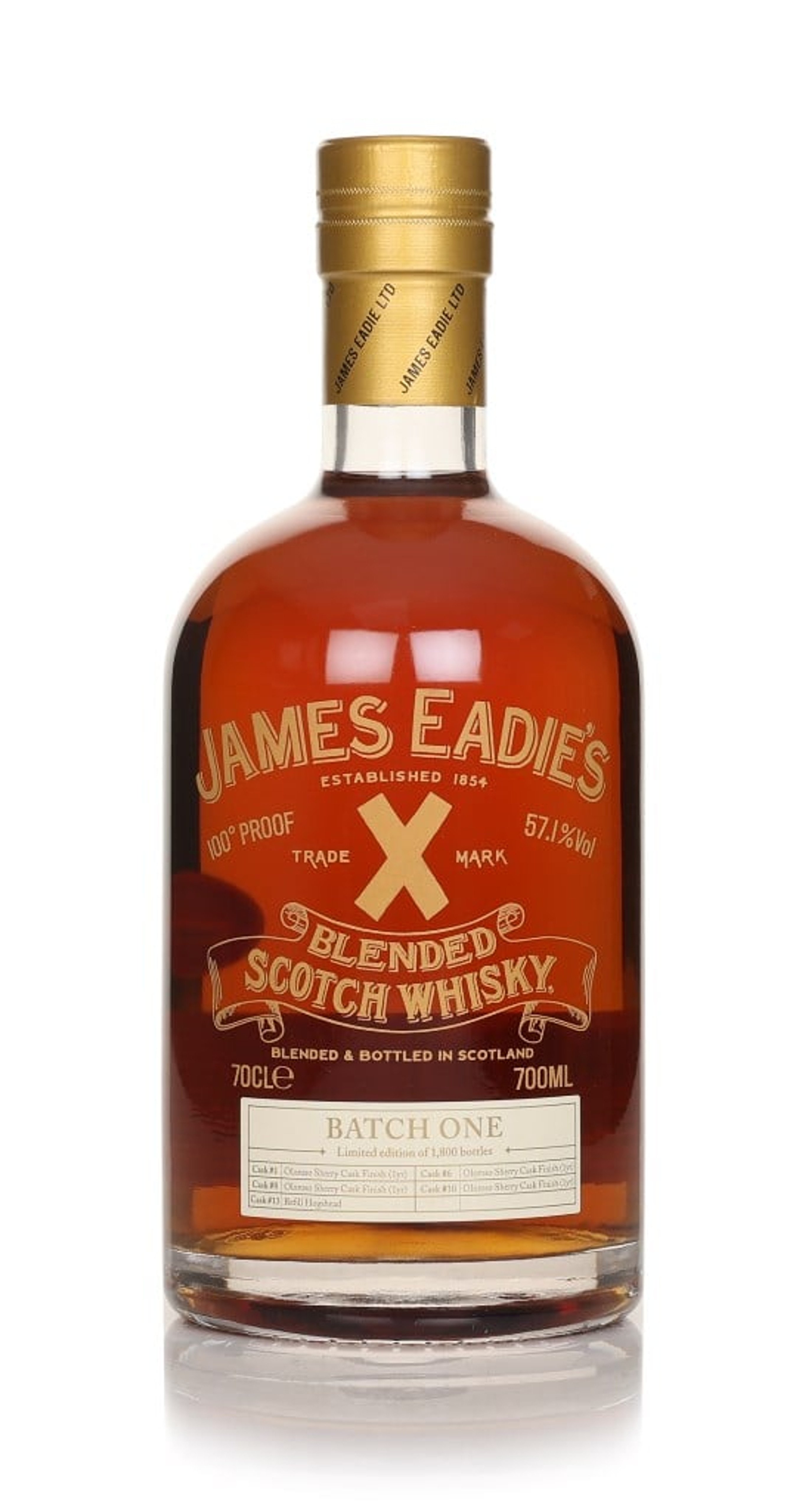James Eadie's Trade Mark X 100 Proof - Batch One 70cl