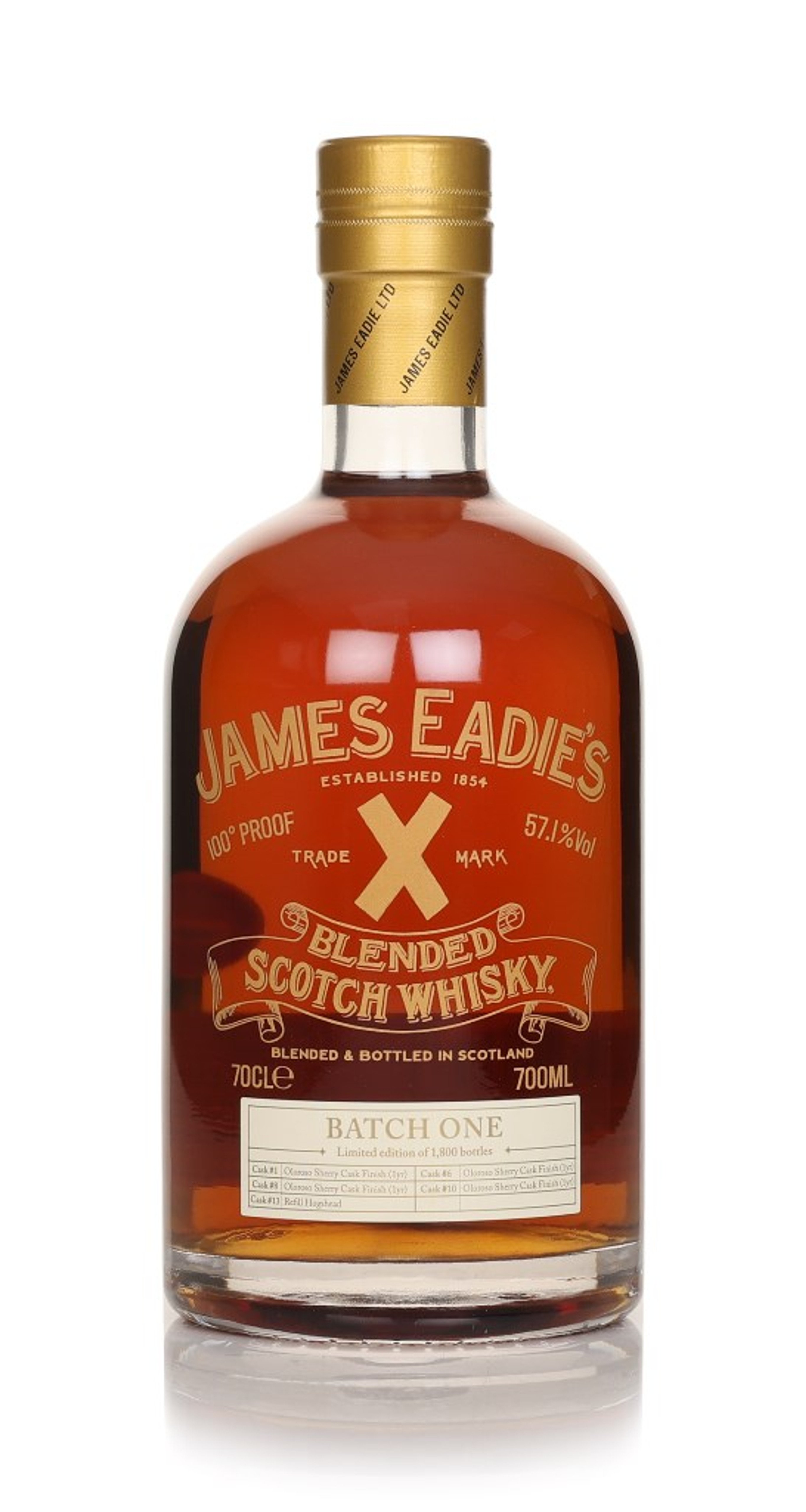 James Eadie's Trade Mark X 100 Proof 70cl