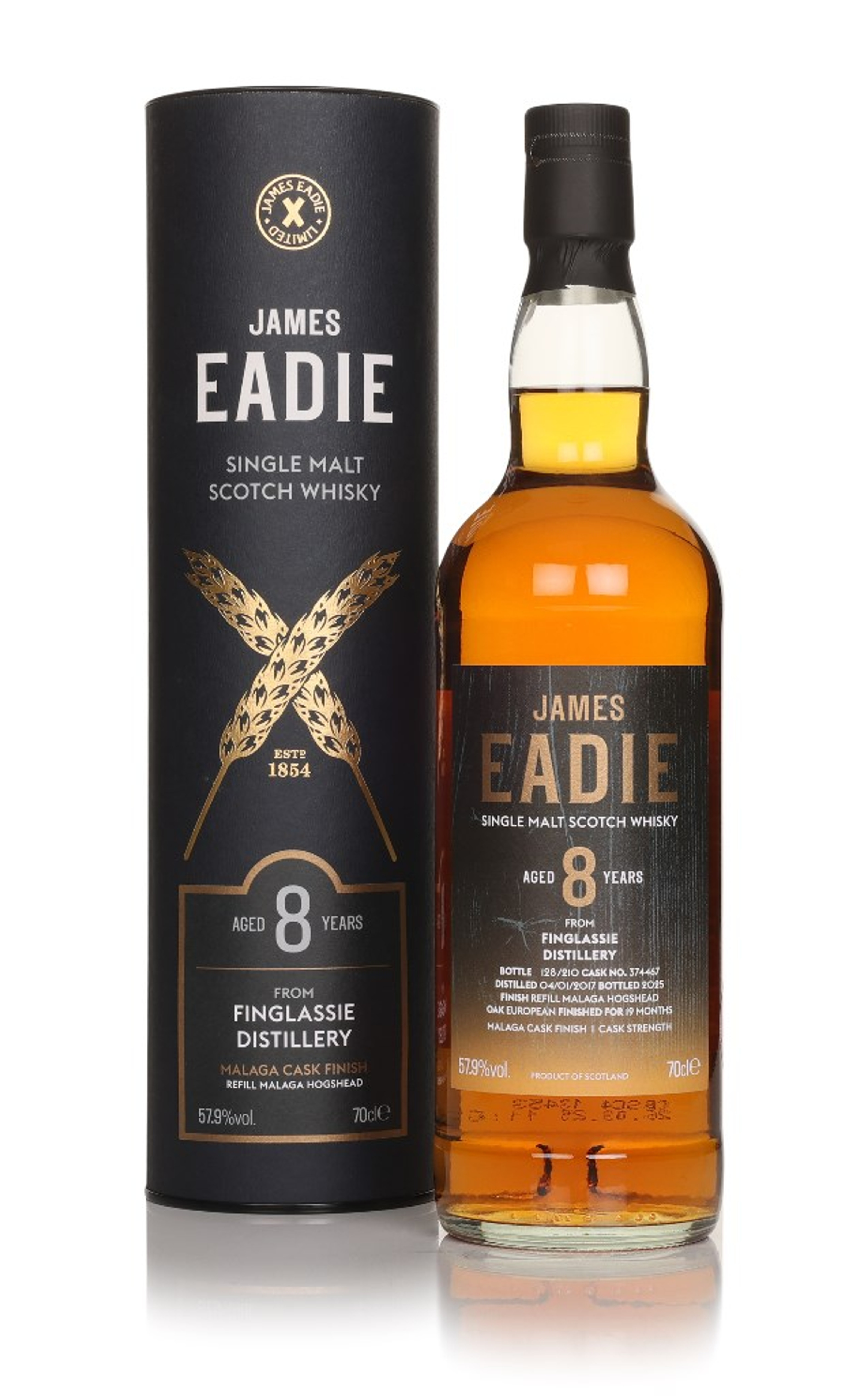 Finglassie 8 Year Old 2017 (cask 374467) - James Eadie 70cl