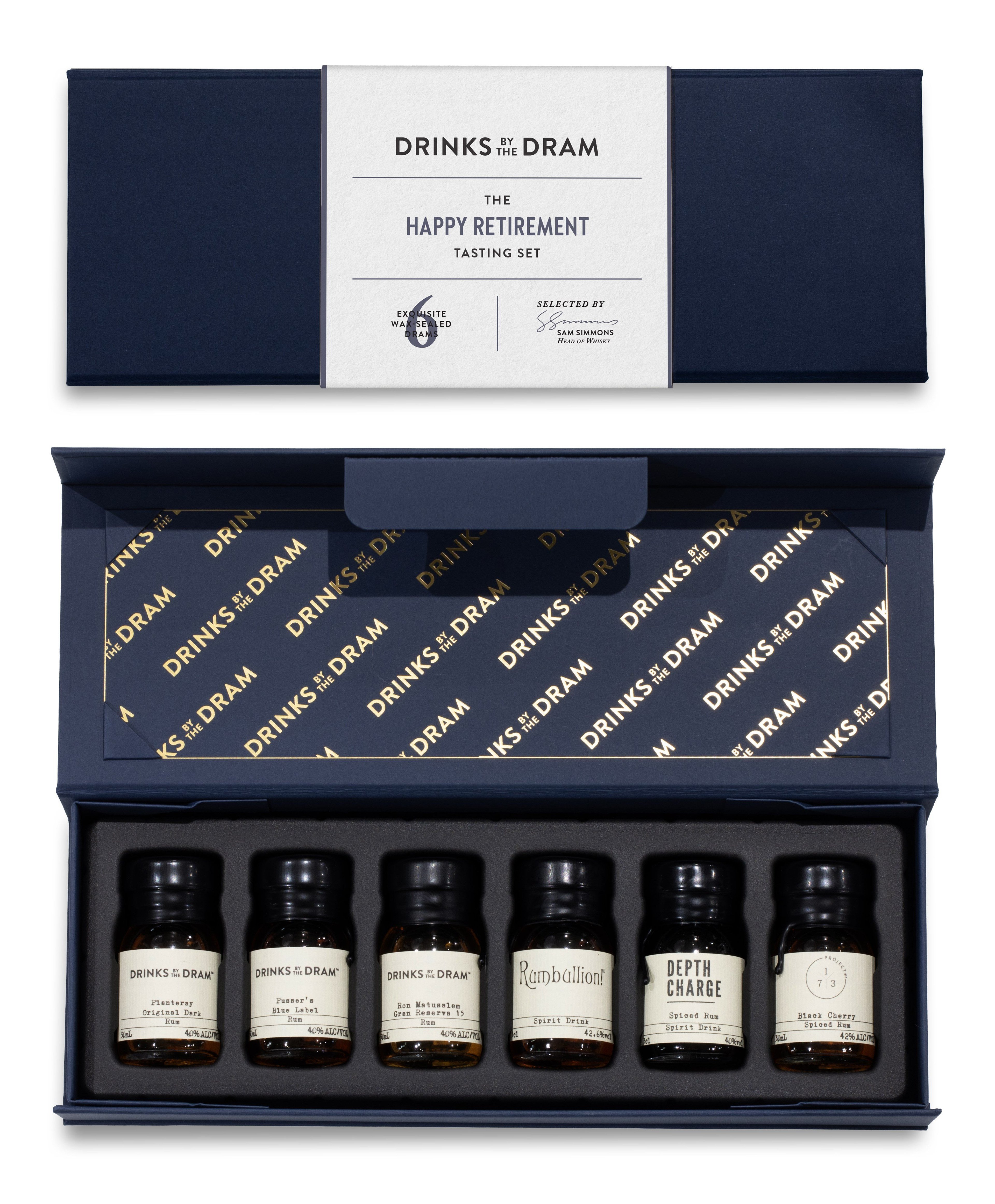 Retirement Rum Tasting Set (Blue) 18cl