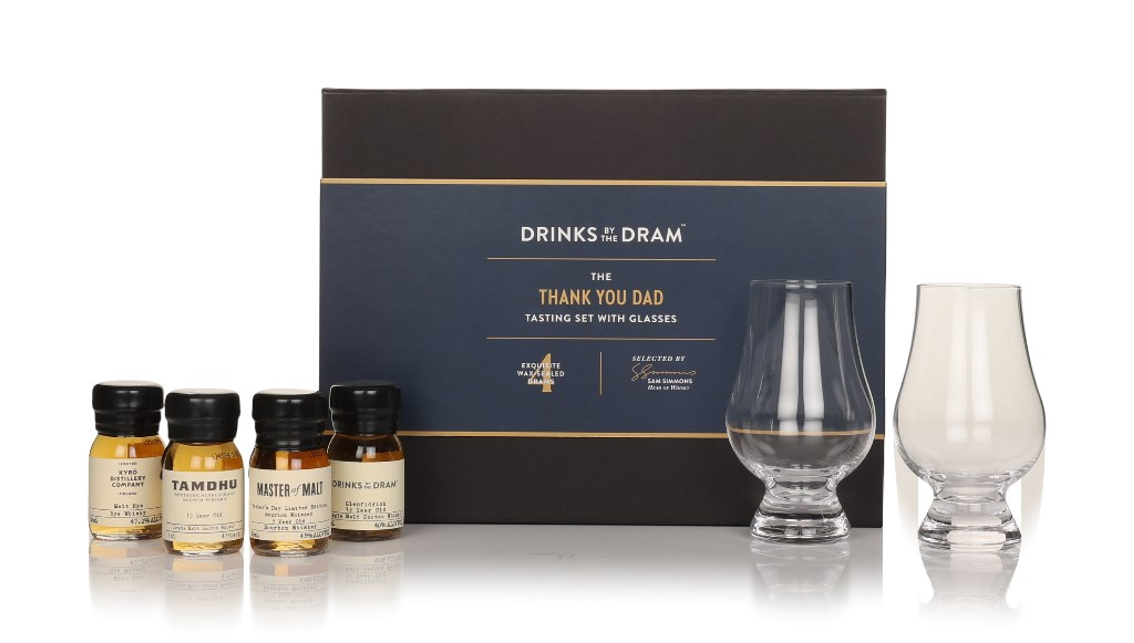 Thank You Dad Whisky Tasting Set with Glasses 12cl