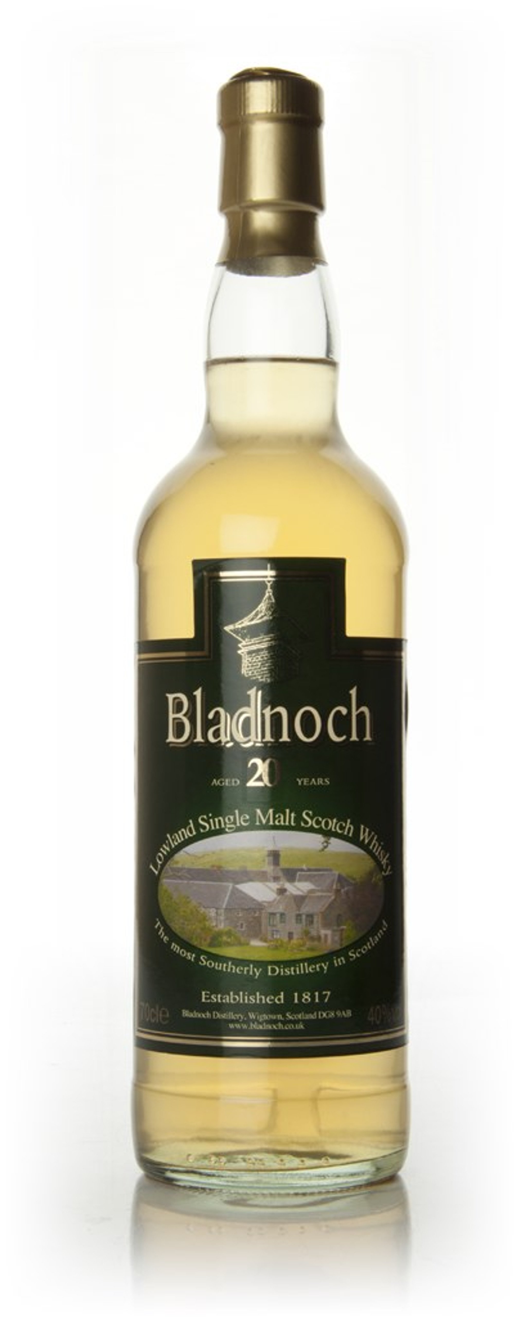 Bladnoch 20 Year Old 40% - Distillery Label 70cl