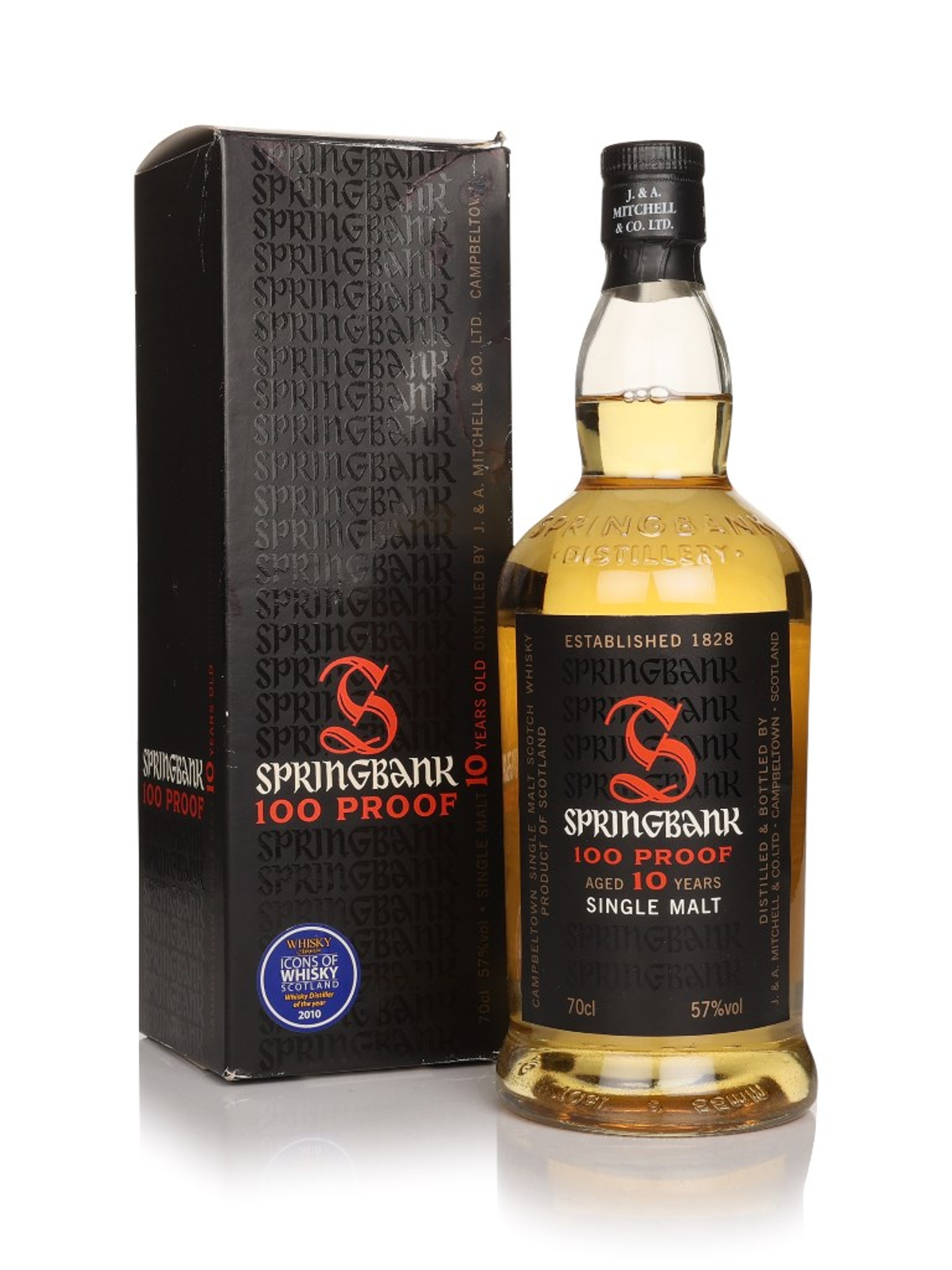Springbank 10 Year Old 100 Proof - 2010s 70cl
