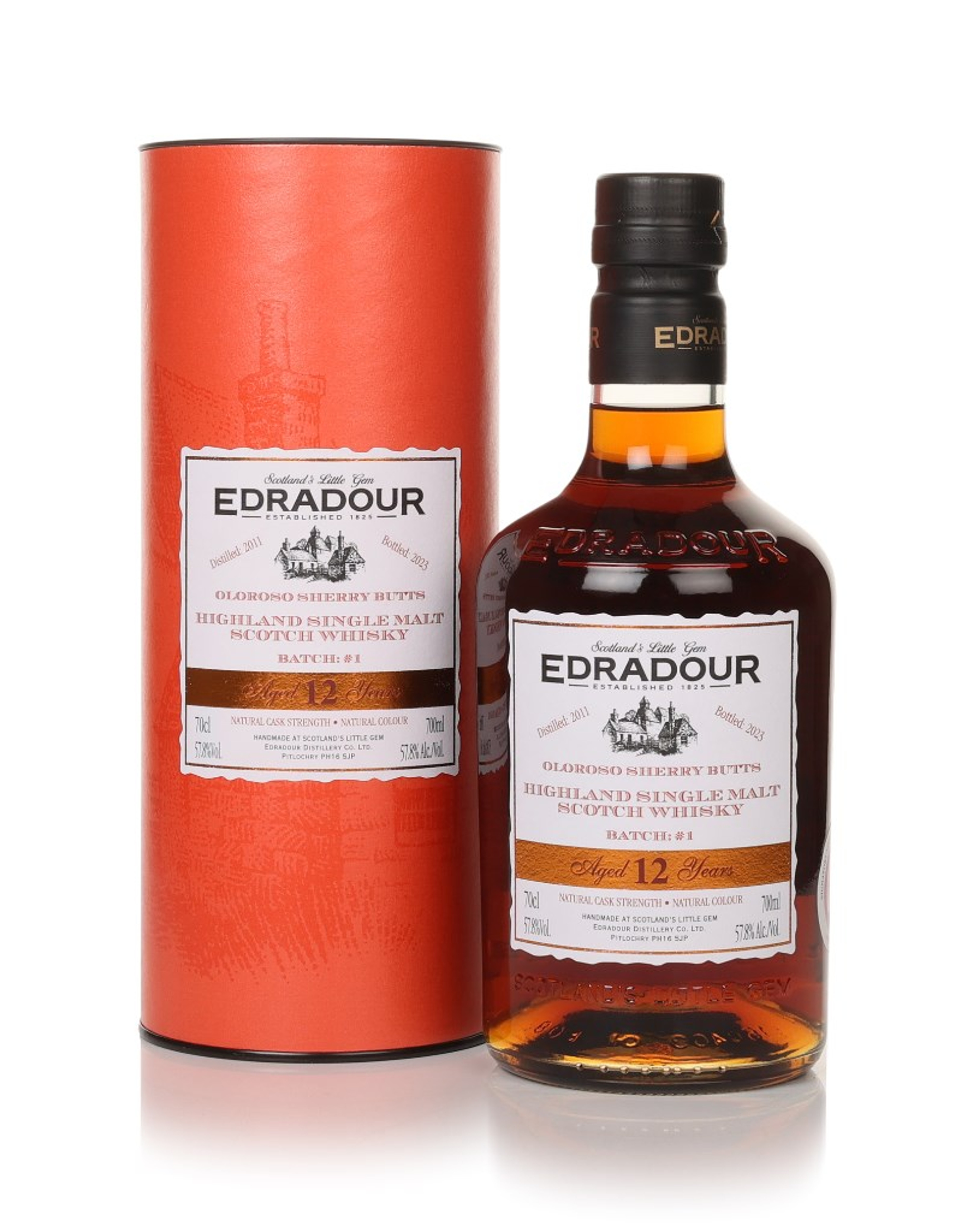 Edradour 12 Year Old 2012 Sherry Cask Strength Batch #1