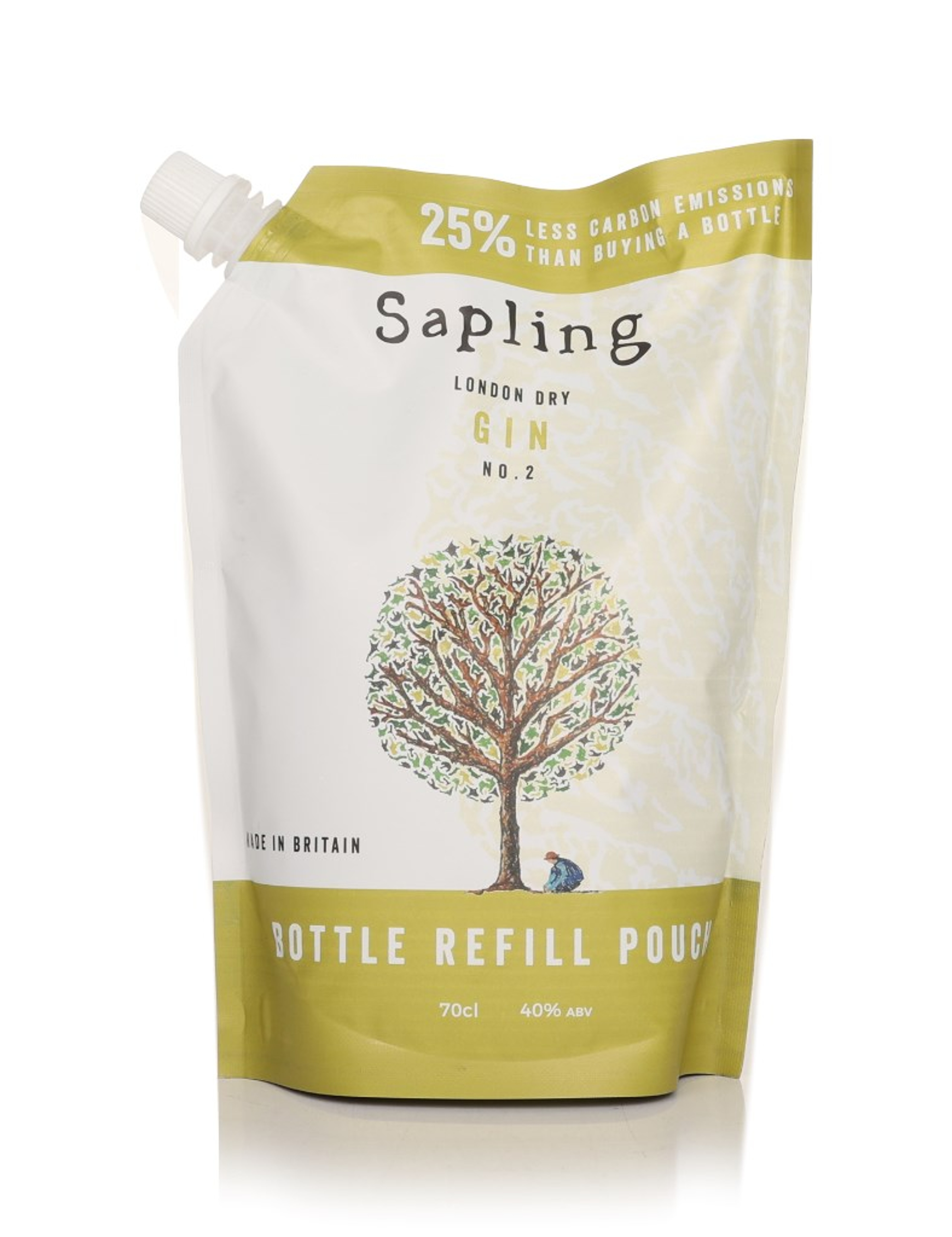 Sapling Climate Positive Gin Pouch Refill 70cl