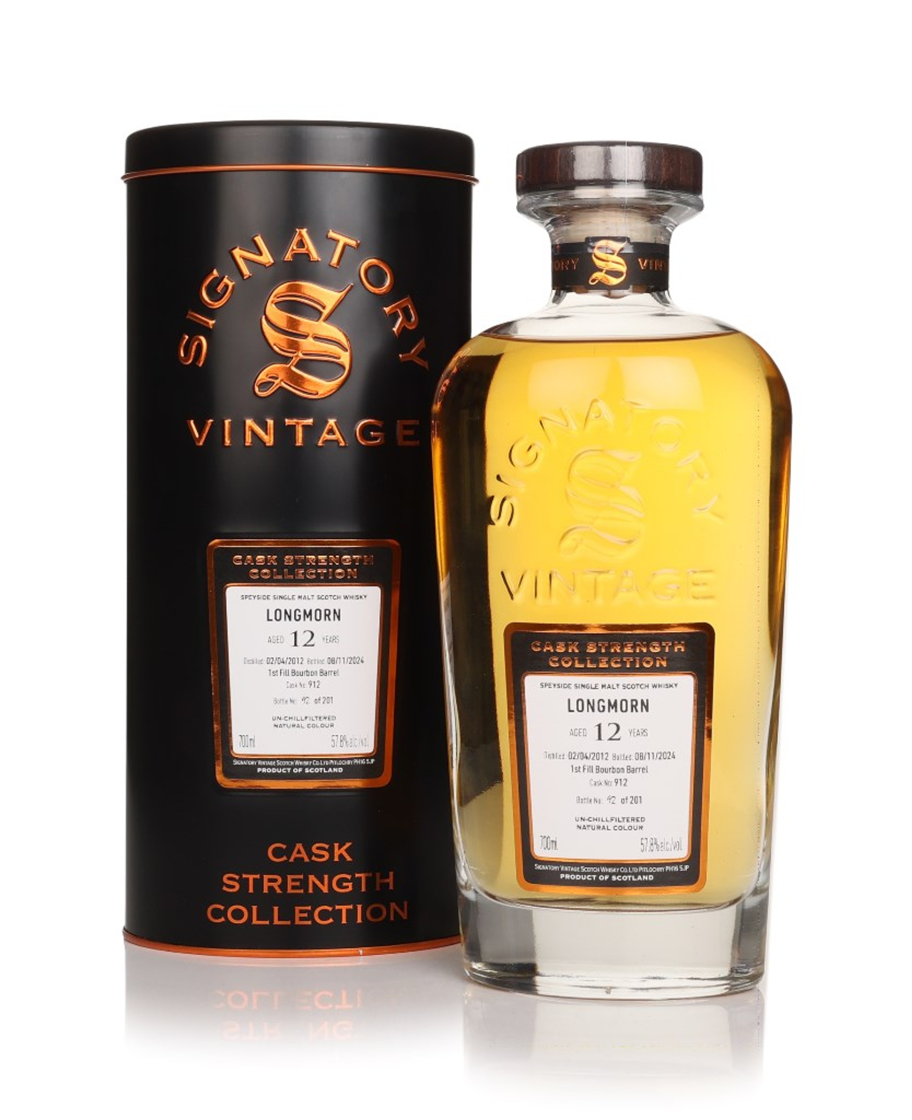 Longmorn 12 Year Old 2012 (cask 912) - Cask Strength Collection (Signatory) 70cl