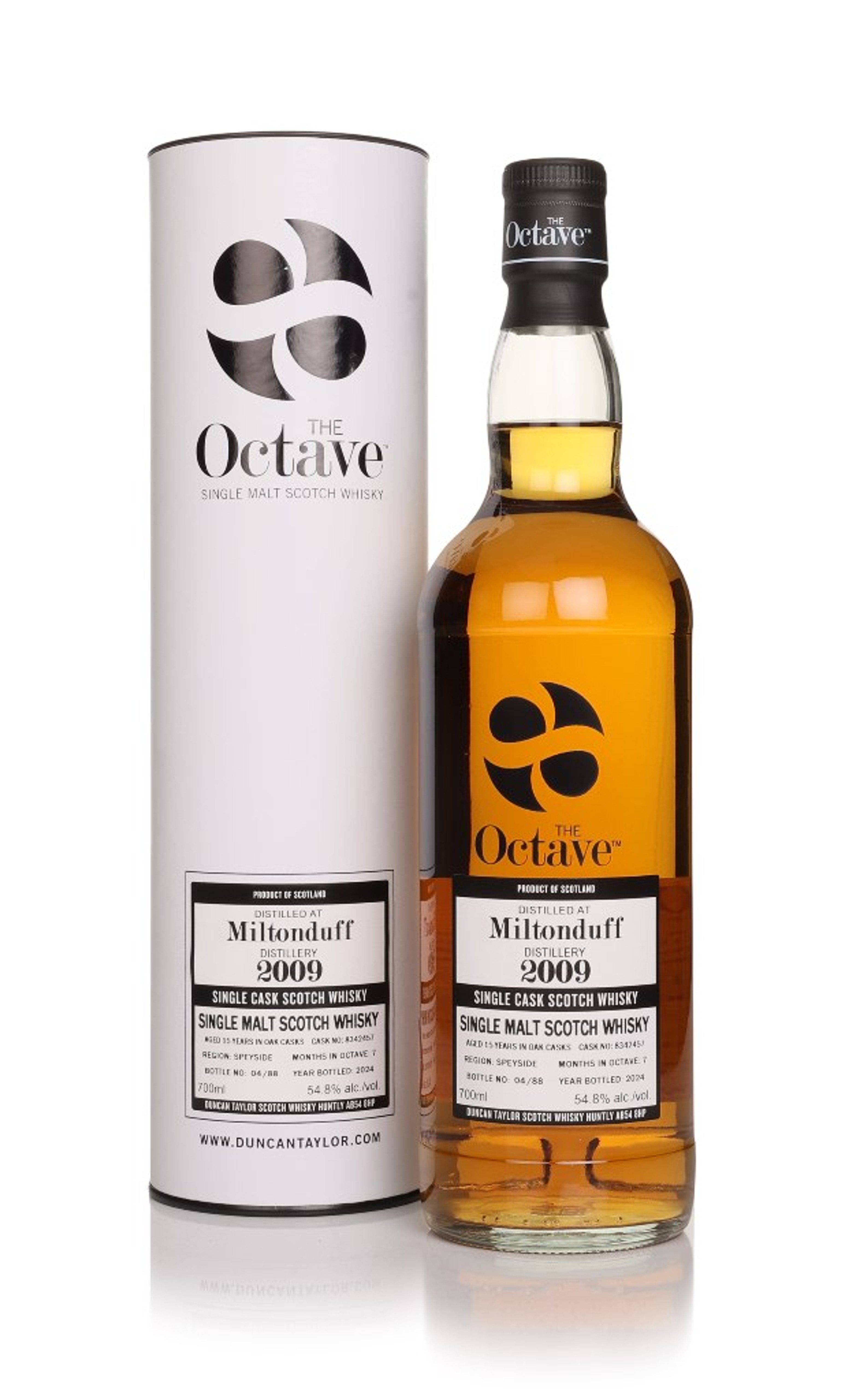 Miltonduff 15 Year Old 2009 (cask 8342457) - The Octave (Duncan Taylor) 70cl