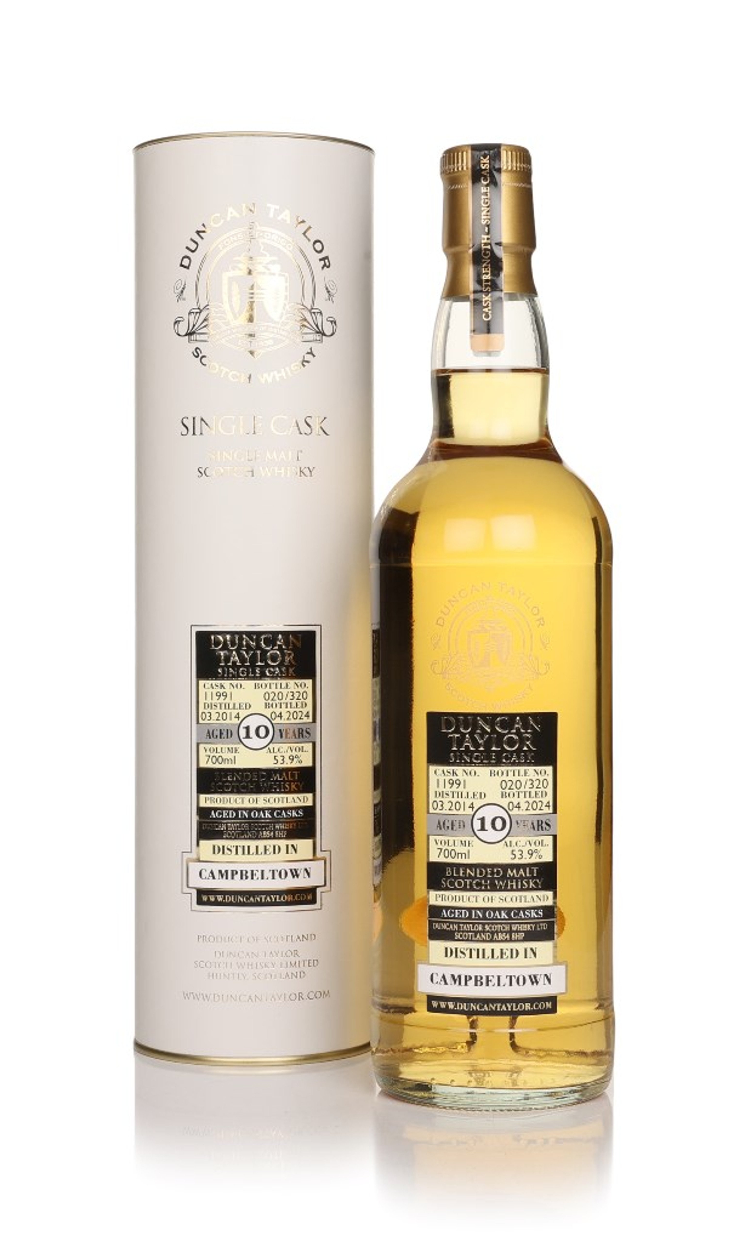 Campbeltown Blended Malt 10 Year Old 2014 (cask 11991) - Single Cask (Duncan Taylor) 70cl