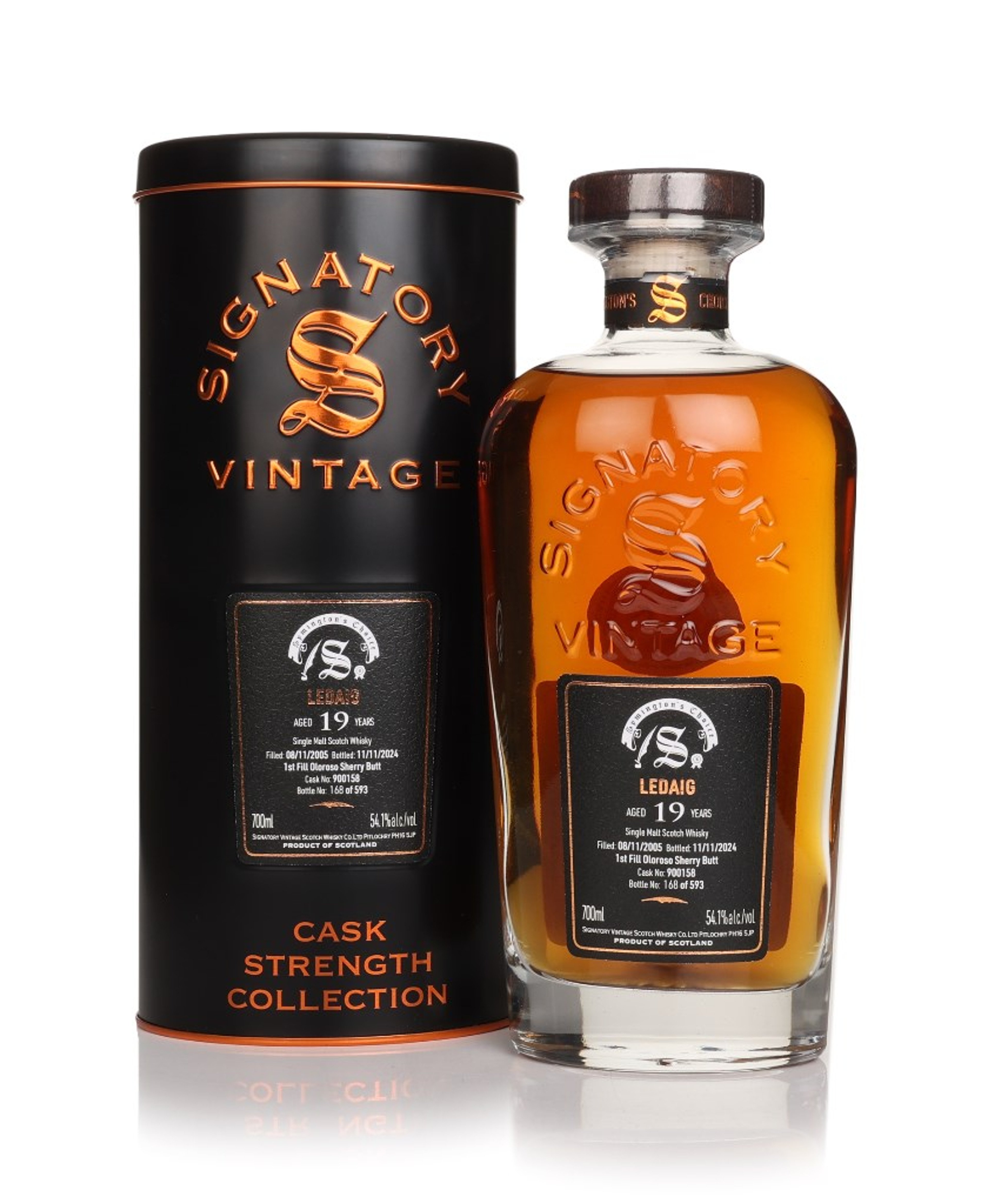 Ledaig 19 Year Old 2005 (cask 900158) - Cask Strength Collection (Signatory) 70cl