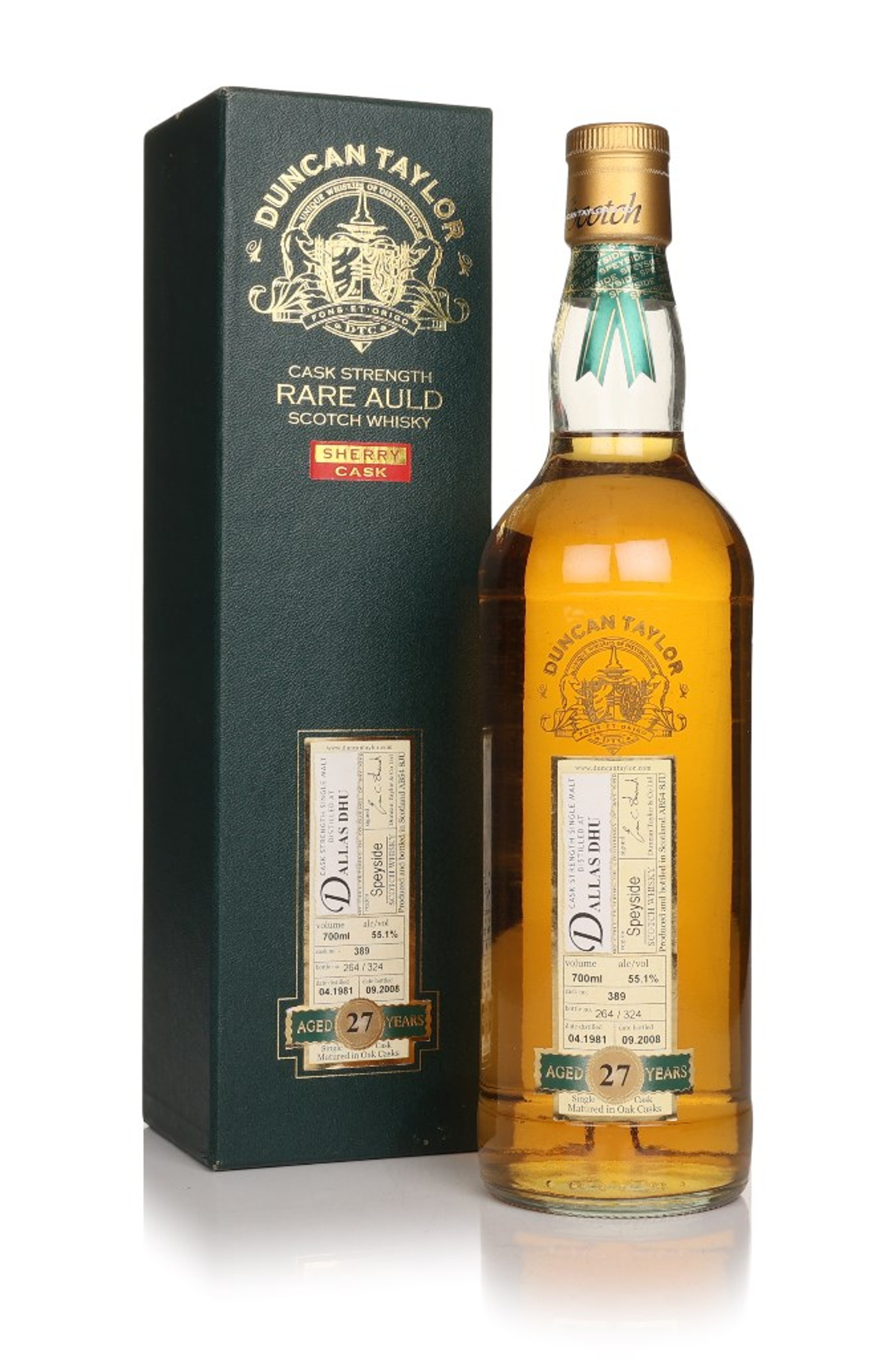 Dallas Dhu 27 Year Old 1981 - Rare Auld (Duncan Taylor) 70cl