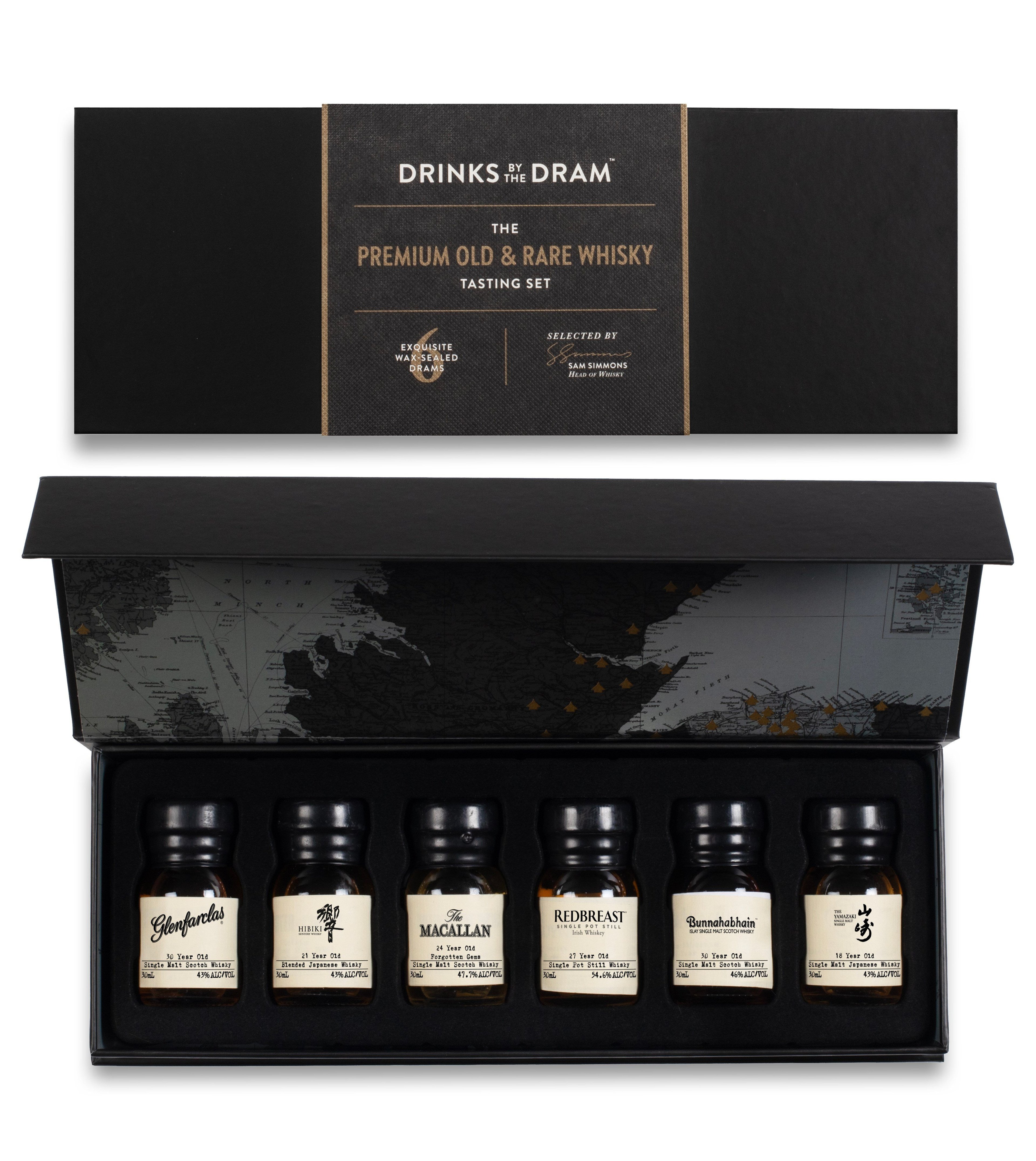 The Premium Old & Rare Whisky 6 Dram Tasting Set 18cl