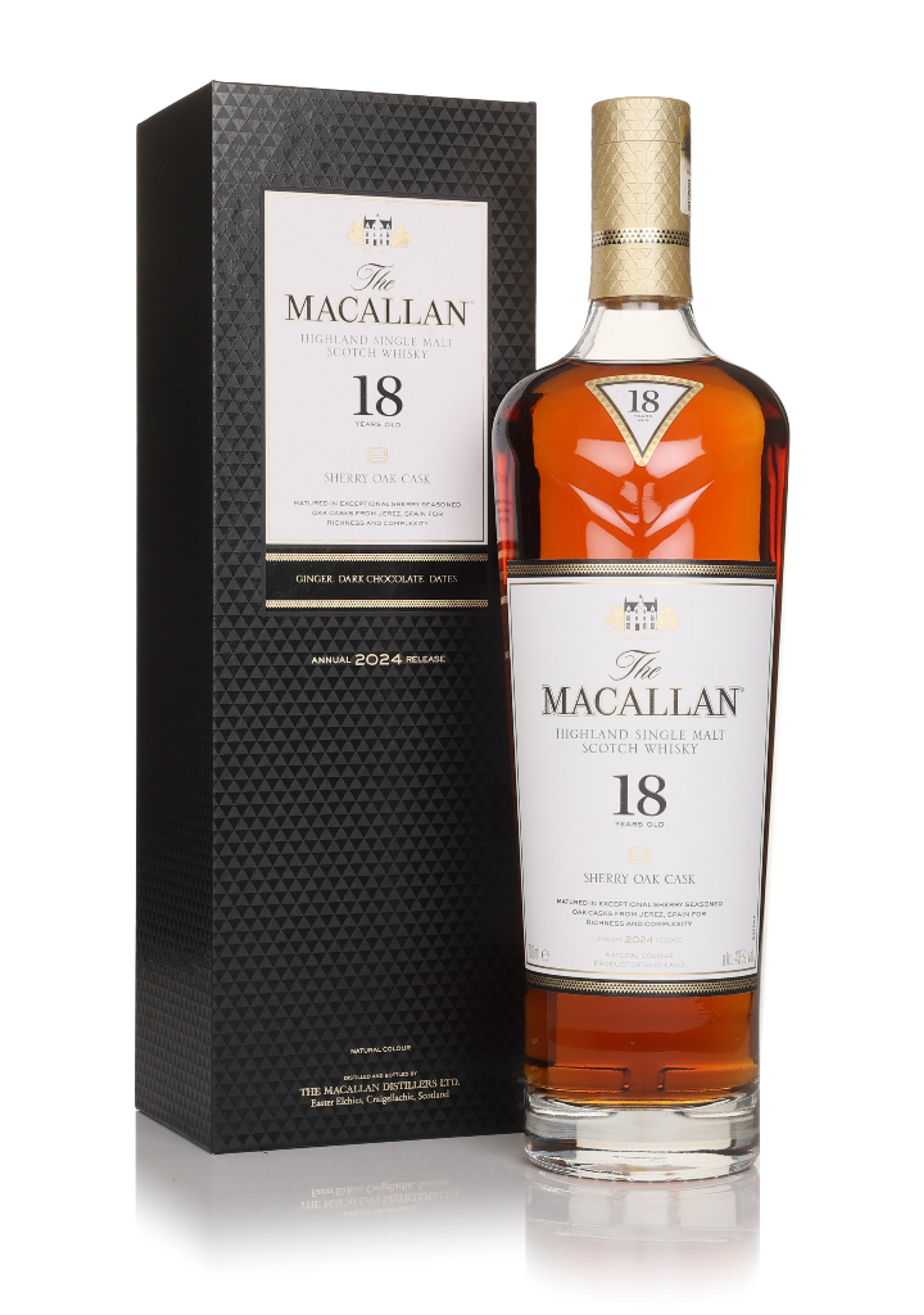 The Macallan 18年 シェリーオーク 2024年 ザ・マッカラン シェリーオーク マッカラン 18年 2024年リリース
