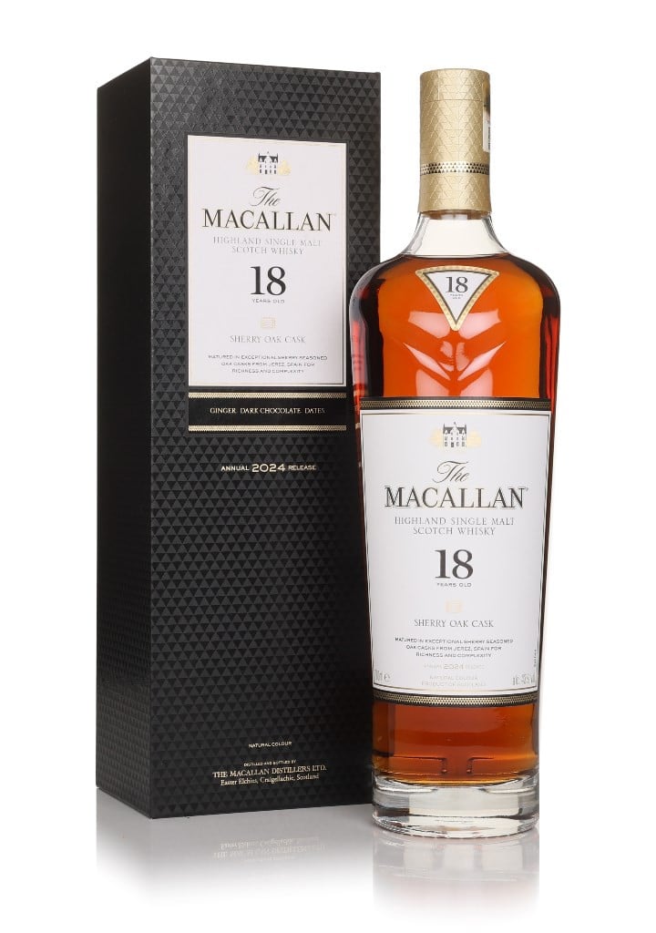 The Macallan 18 Year Old Sherry Oak (2024 Release) 70cl
