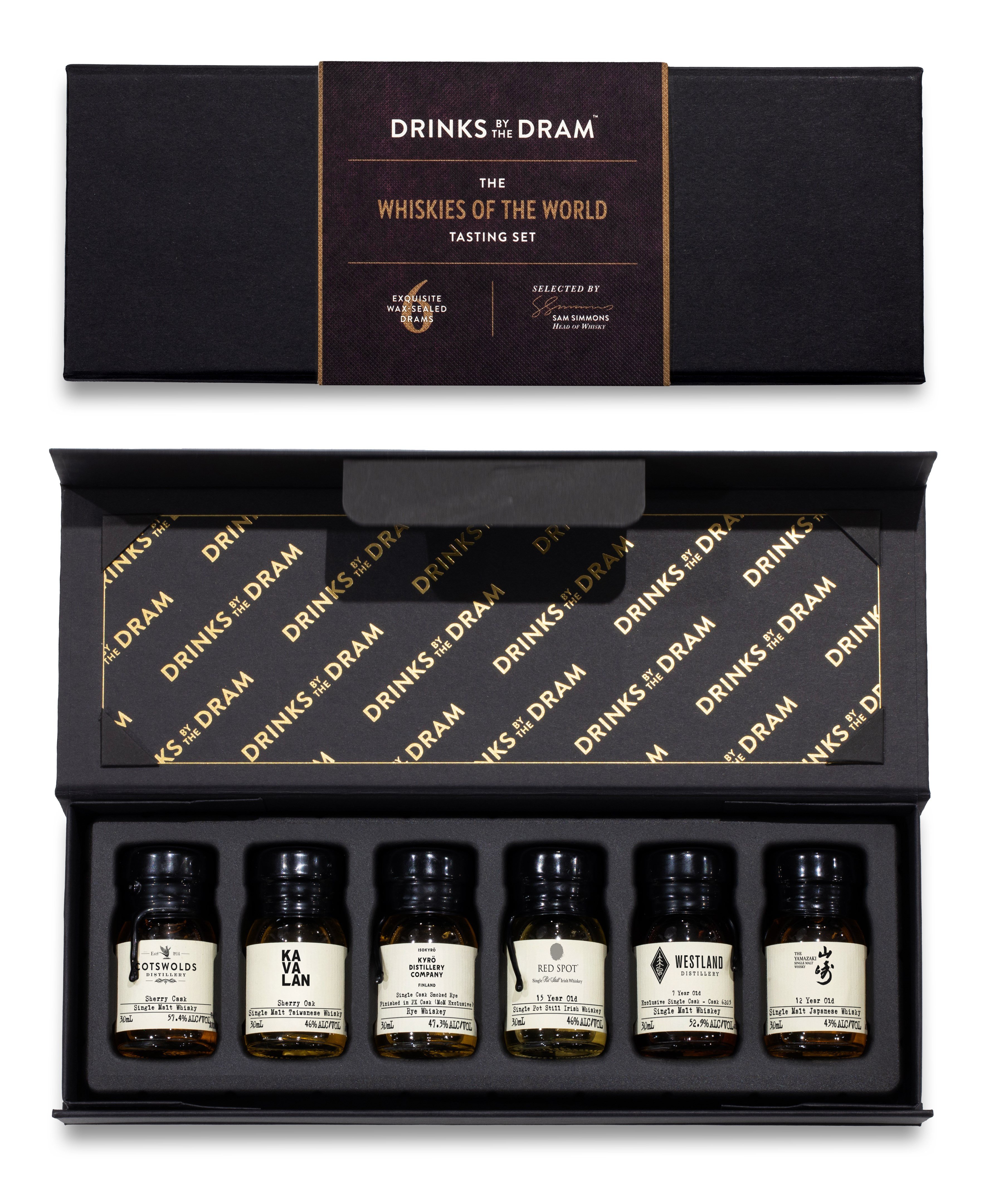 The Whiskies of the World 6 Dram Tasting Set 18cl