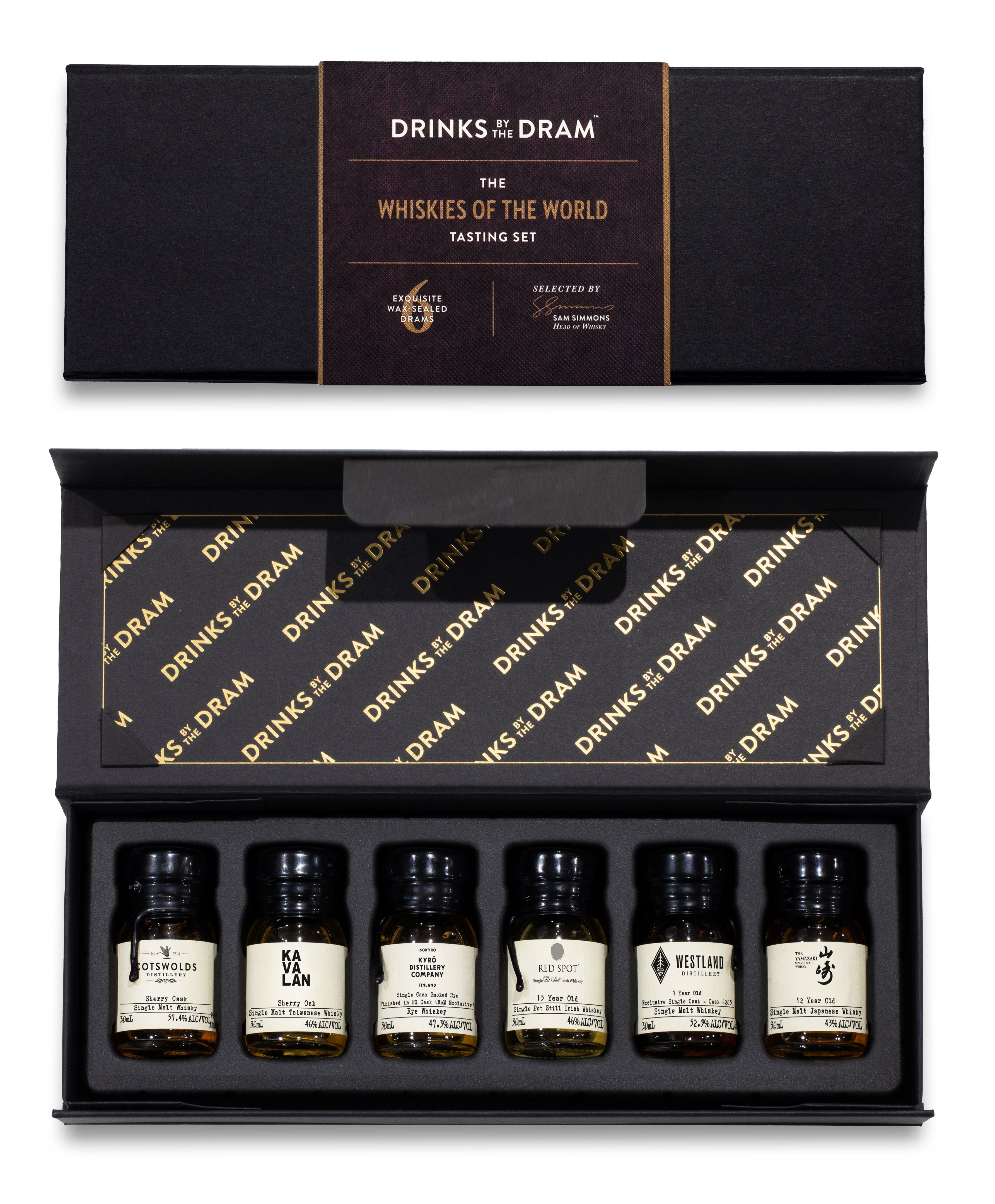 The Whiskies of the World 6 Dram Tasting Set 18cl | Master Of Malt