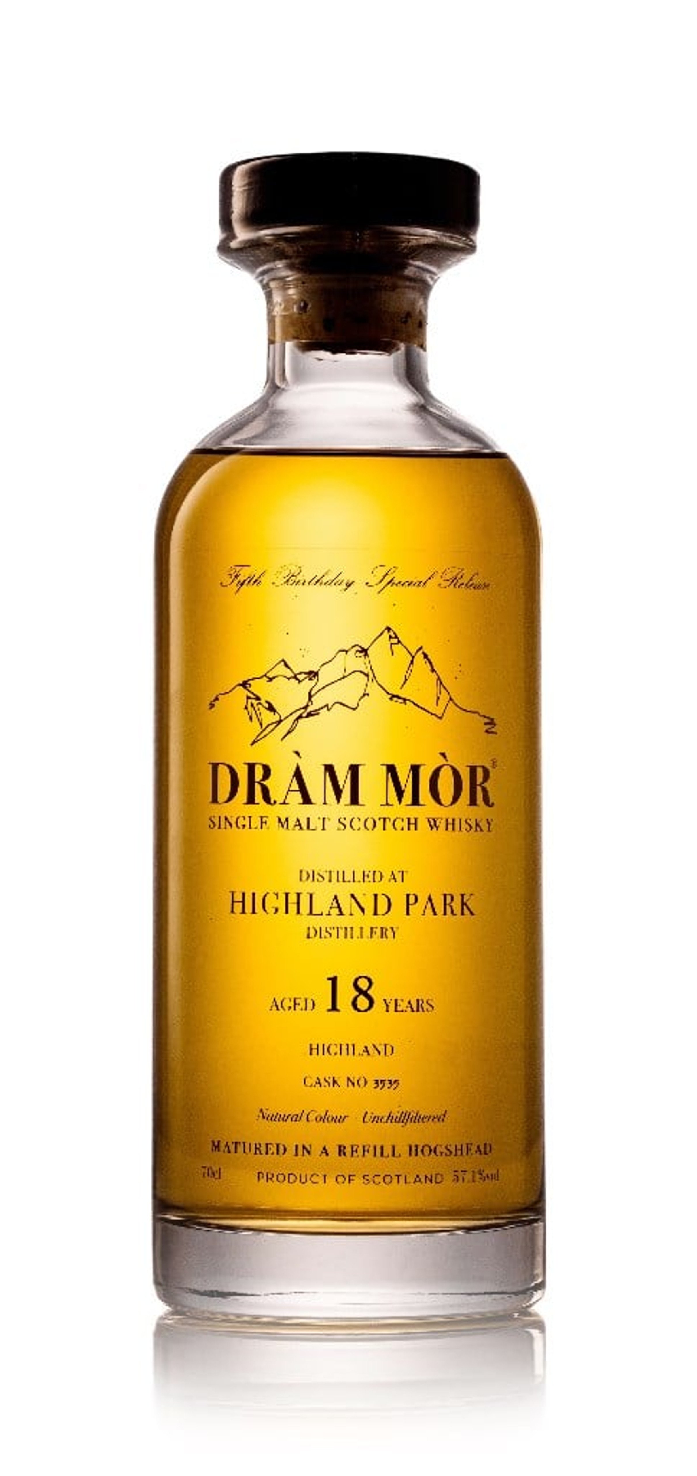 Highland Park 18 Year Old (cask 3535) - Dràm Mòr 70cl