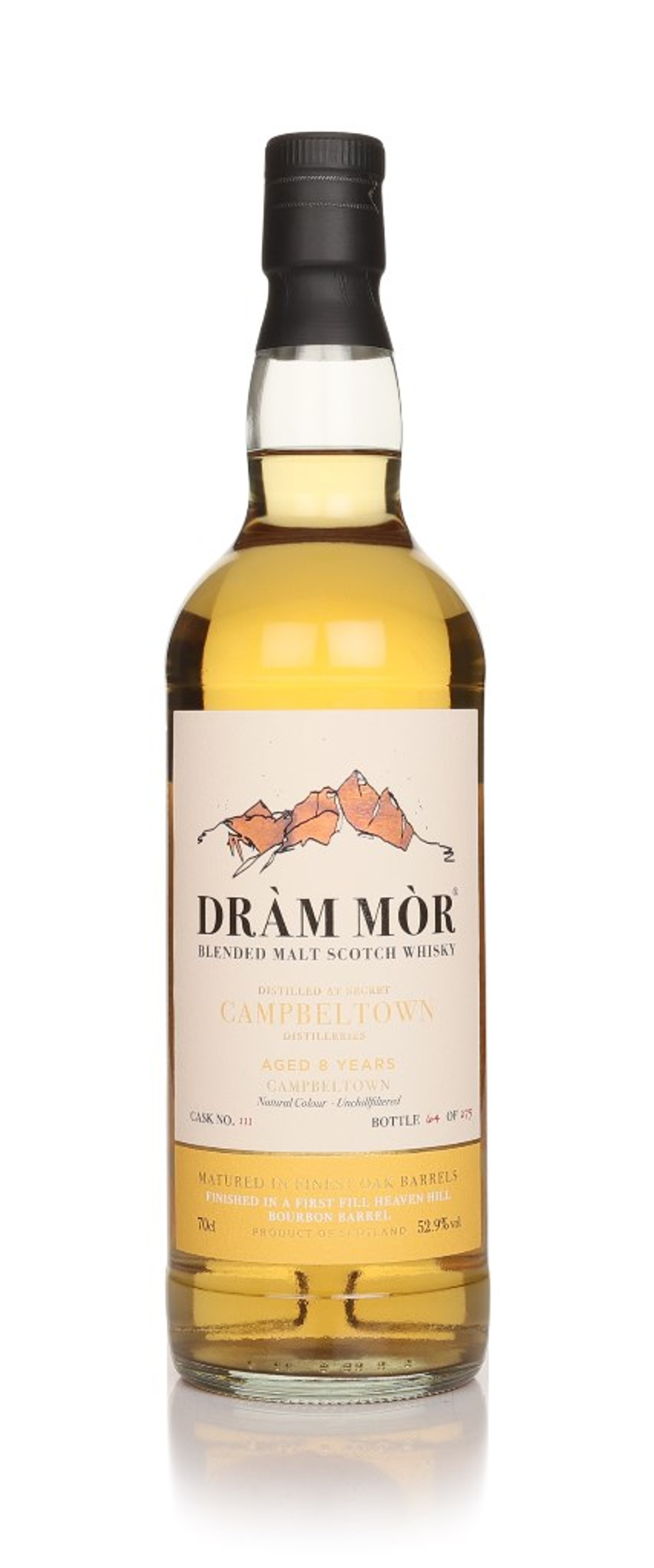 Secret Campbeltown 8 Year Old (cask 111) - Dràm Mòr 70cl