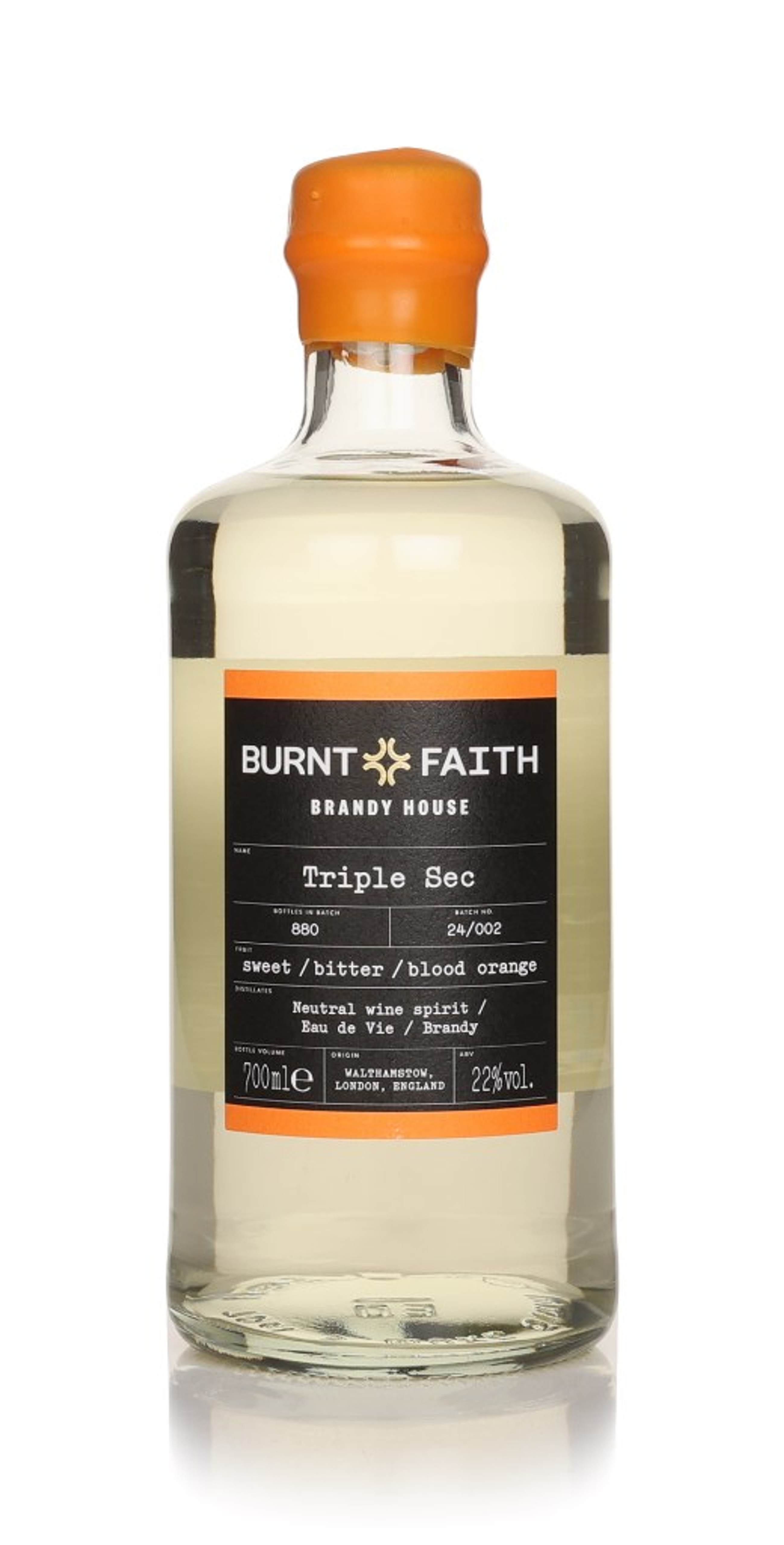 Burnt Faith Triple Sec 70cl