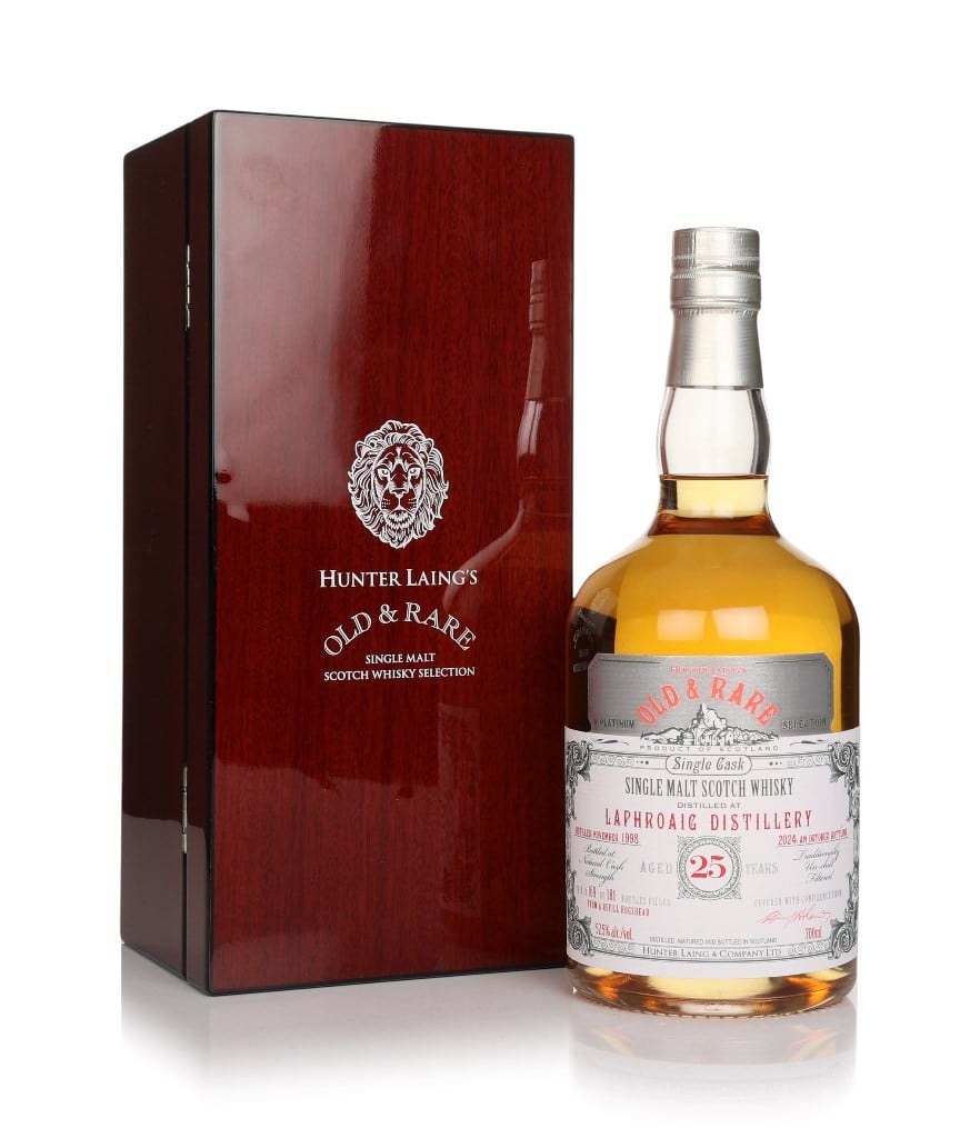 Laphroaig 25 Year Old 1998 - Old & Rare Platinum (Hunter Laing) 70cl