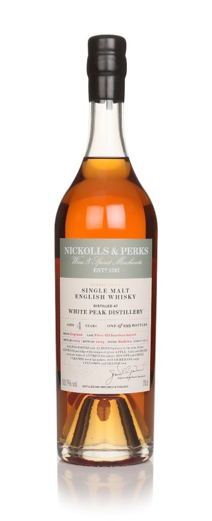 White Peak 4 Year Old 2019 (cask 23033) - Nickolls & Perks 70cl