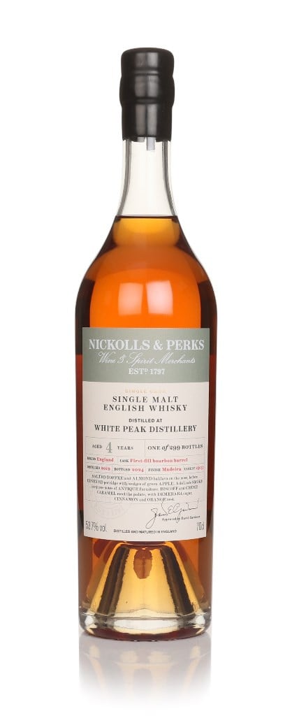 White Peak 4 Year Old 2019 (cask 23033) - Nickolls & Perks 70cl