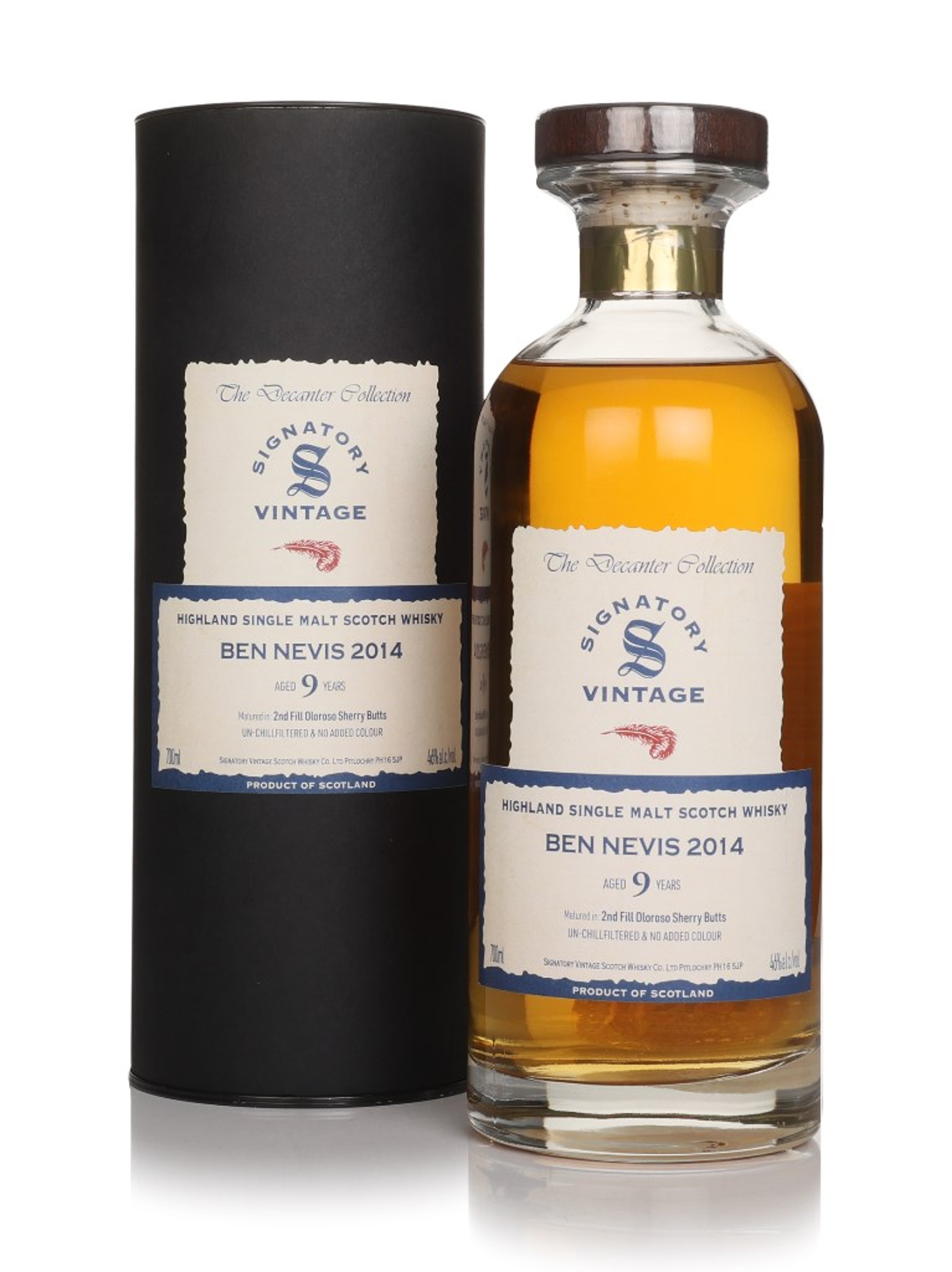 Ben Nevis 9 Year Old 2014 - The Decanter Collection (Signatory) 70cl