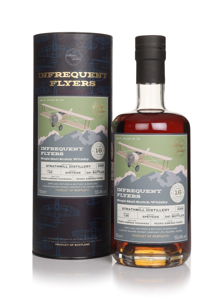 Strathmill 16 Year Old 2008 (cask 135) - Infrequent Flyers (Alistair Walker) 70cl