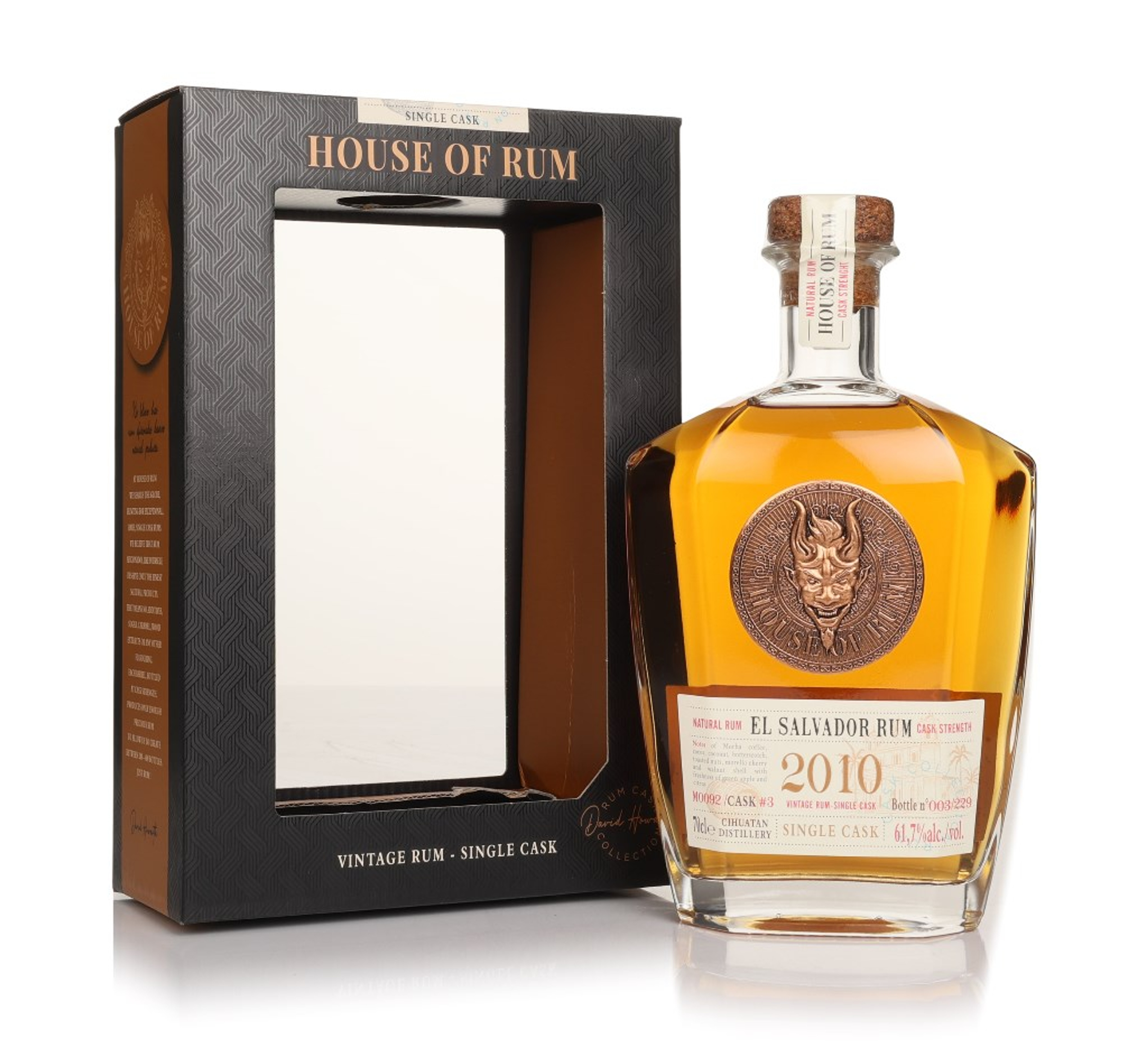 Cihuatán 13 Year Old 2010 EL Salvador Single Cask Vintage Rum (House of Rum) 70cl
