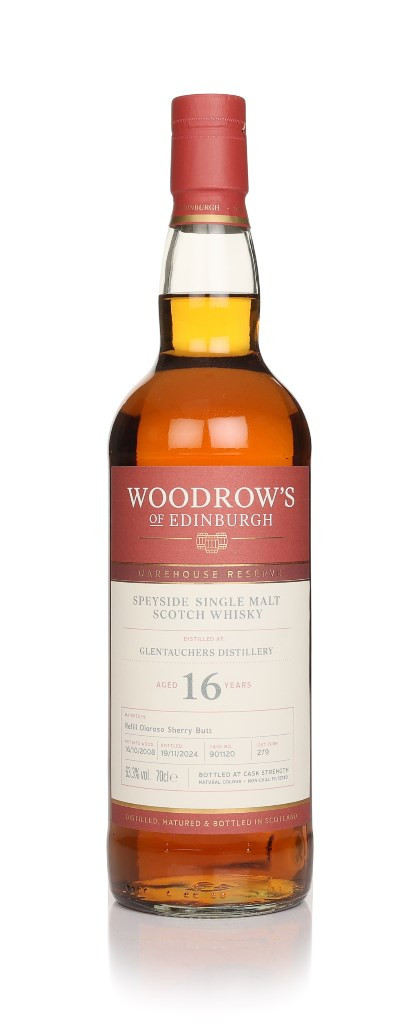 Glentauchers 16 Year Old 2008 (cask 901120) - Woodrow's of Edinburgh 70cl