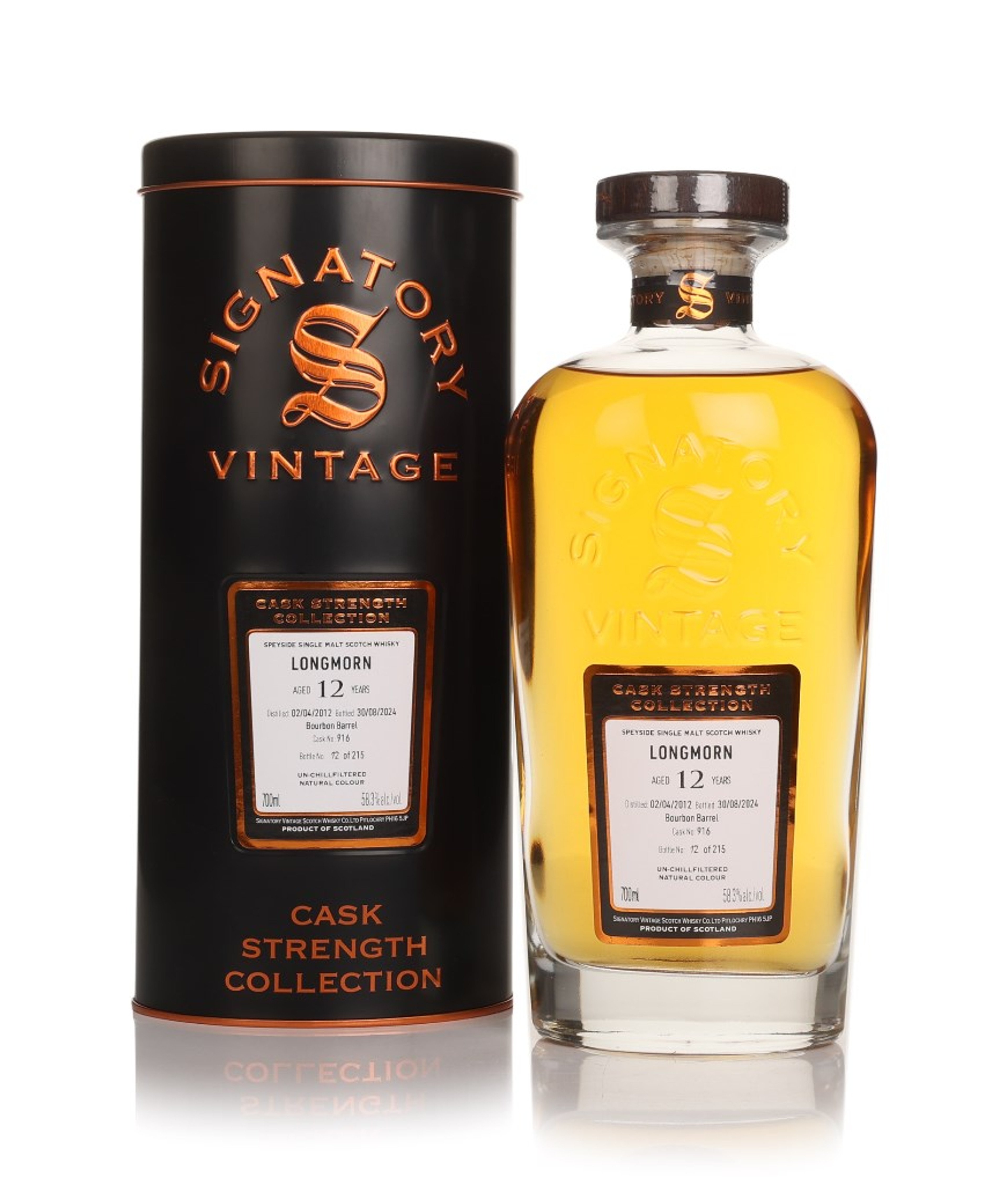 Longmorn 12 Year Old 2012 (cask 916) - Cask Strength Collection (Signatory) 70cl