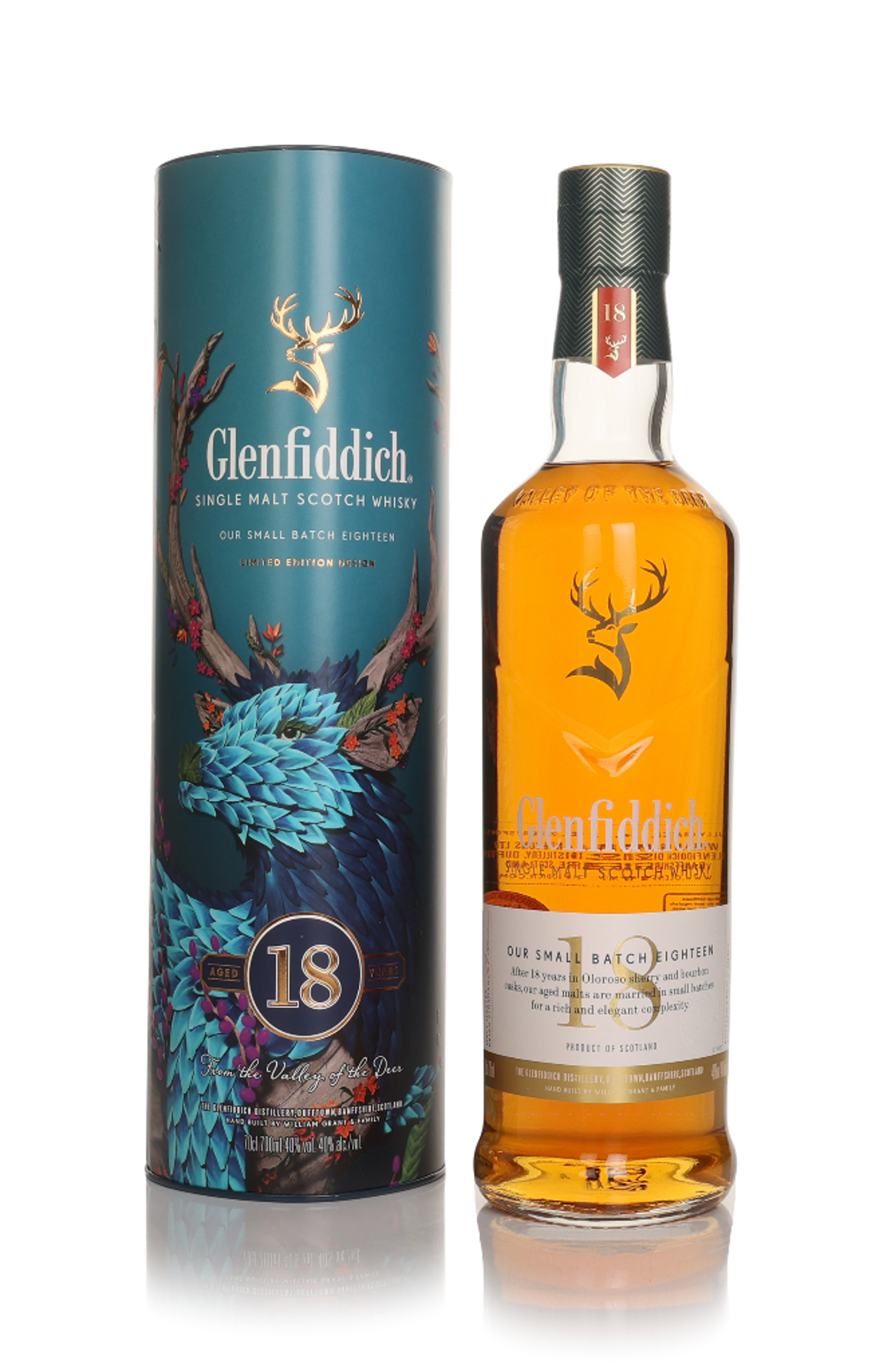 Glenfiddich 18 Year Old - Limited Edition Design 70cl Whisky