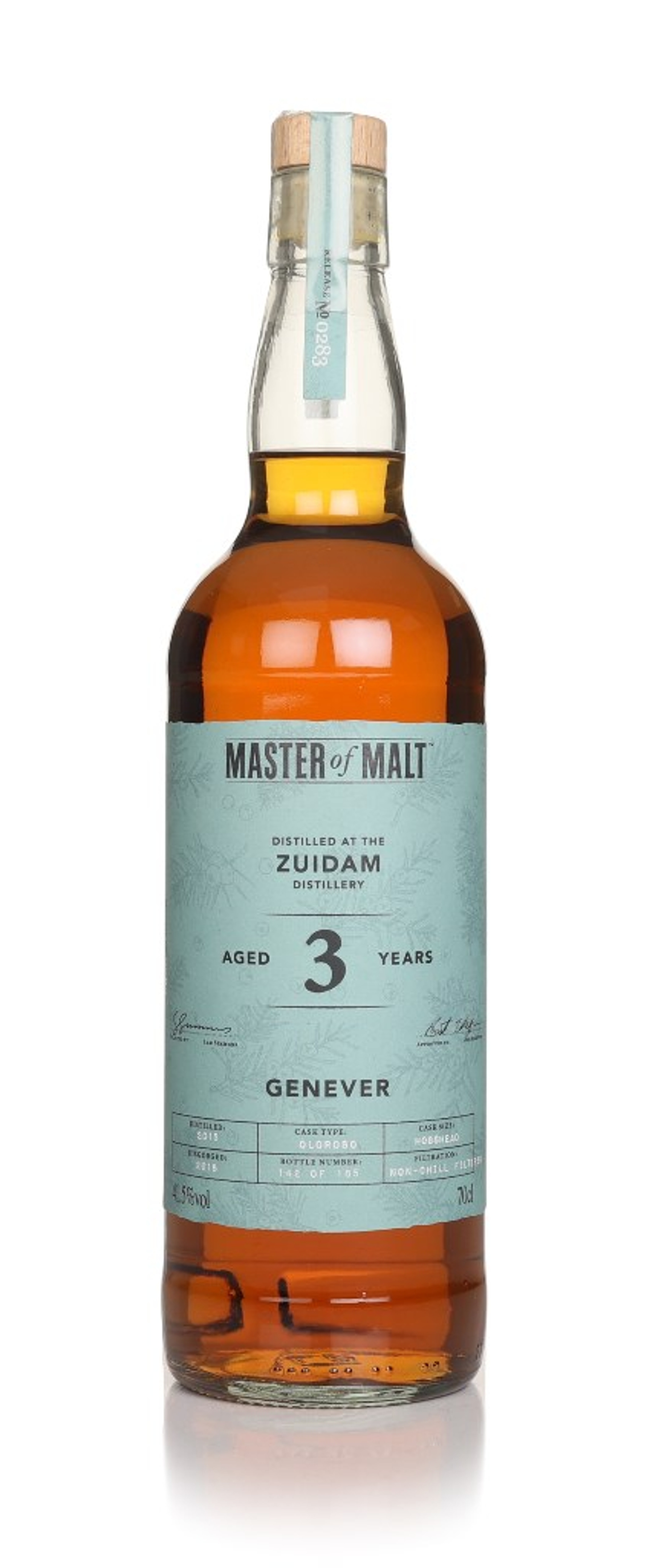 Zuidam 3 Year Old Genever 2015 (Master of Malt) 70cl