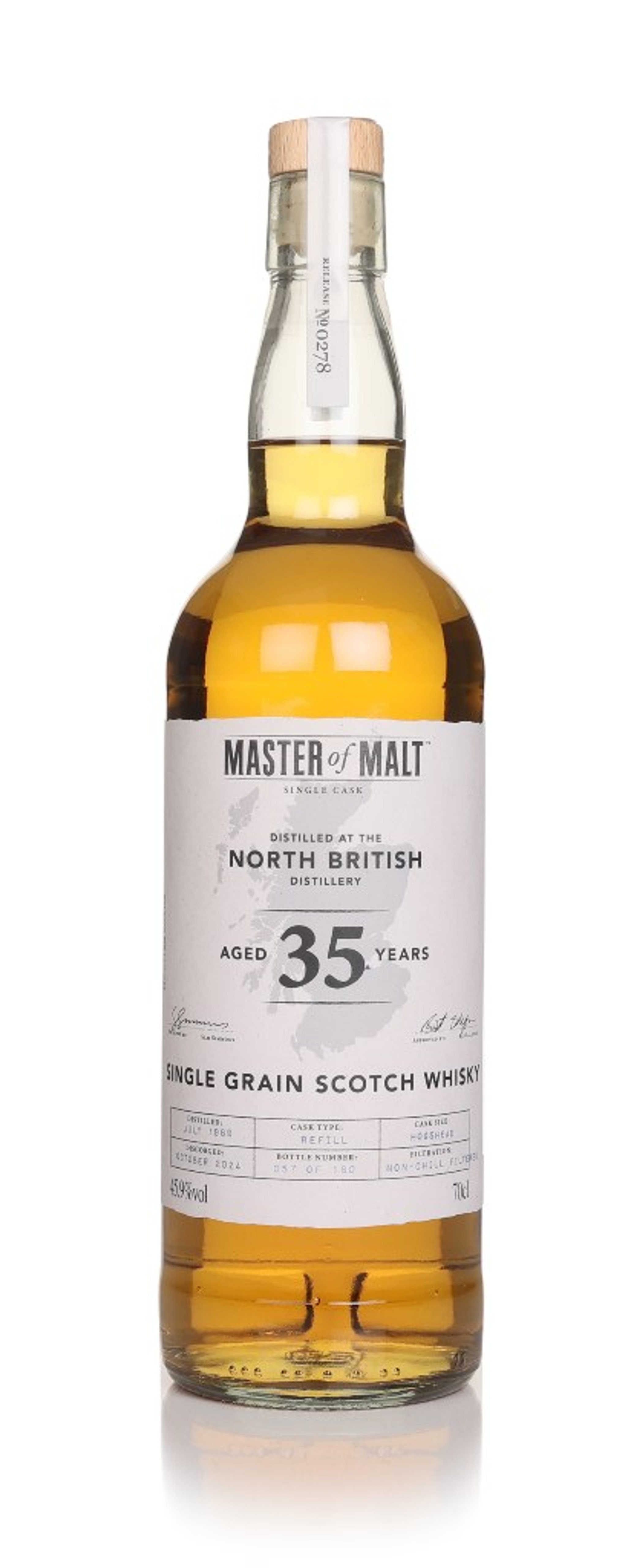 North British 35 Year Old '89 Single Cask (Master of Malt) 70cl