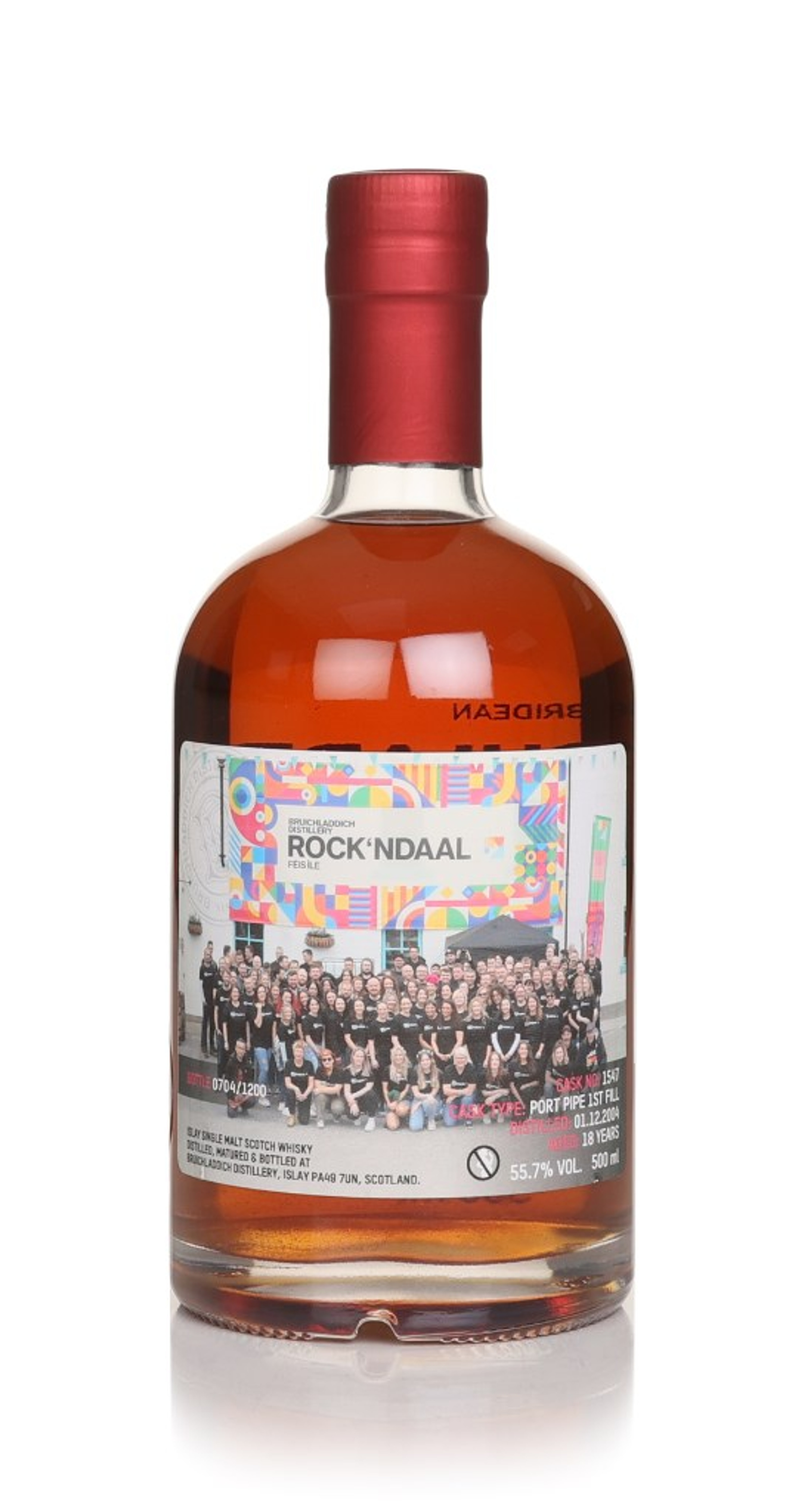 Bruichladdich 18 Year Old 2004 (cask 1547) Laddie Valinch Rock’ndaal - Fèis Ìle 2023 50cl