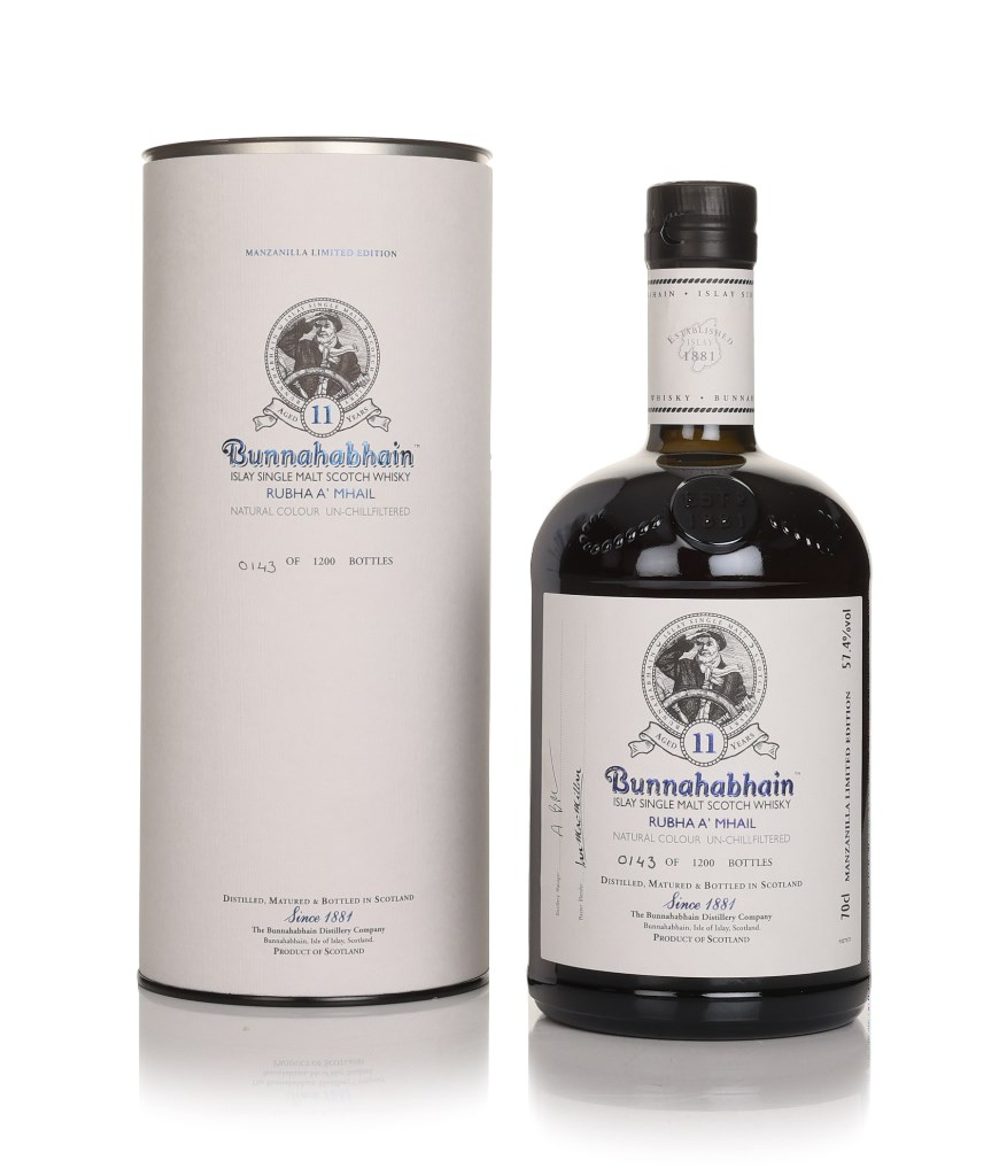 Bunnahabhain 11 Year Old 2004 Rubha A' Mhail - Fèis Ìle 2015 70cl