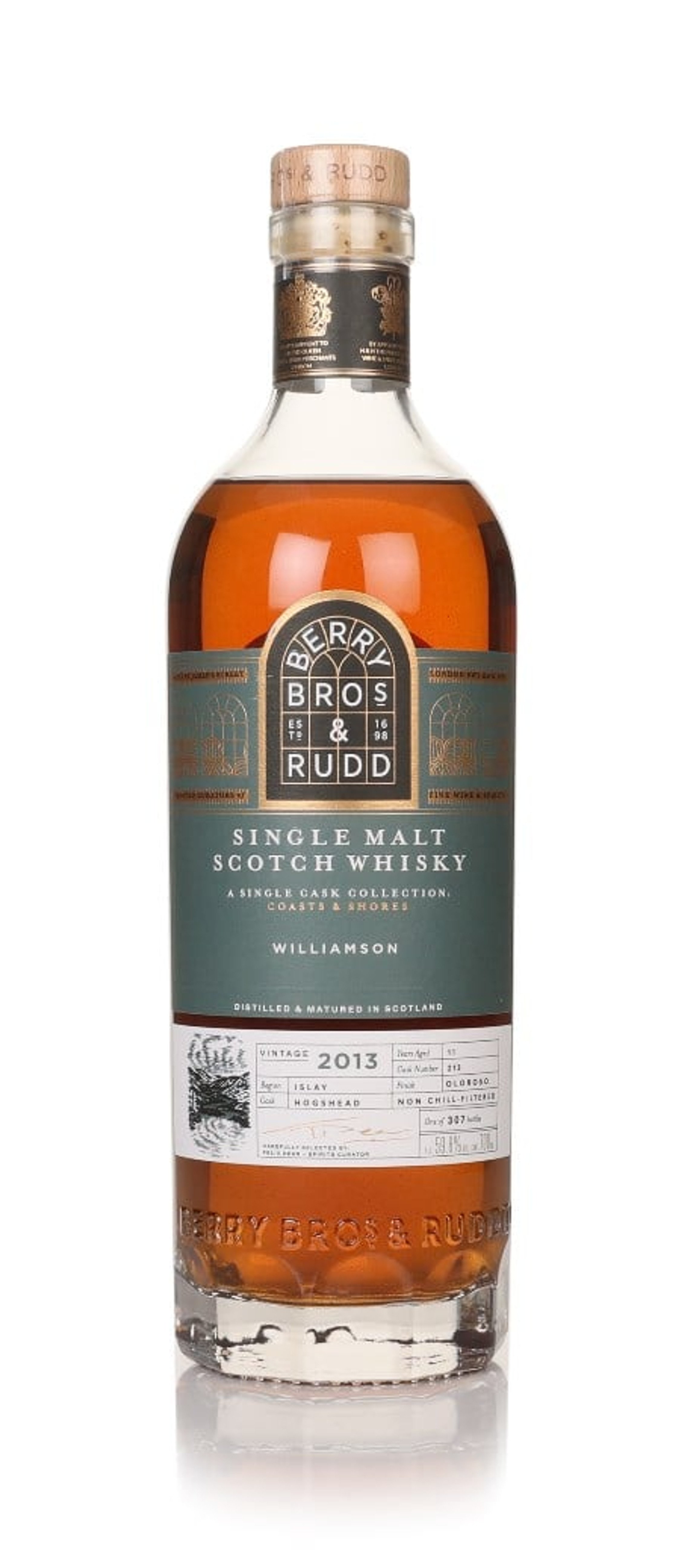 Williamson 11 Year Old 2013 (cask 213) - Coasts & Shores (Berry Bros. & Rudd) 70cl