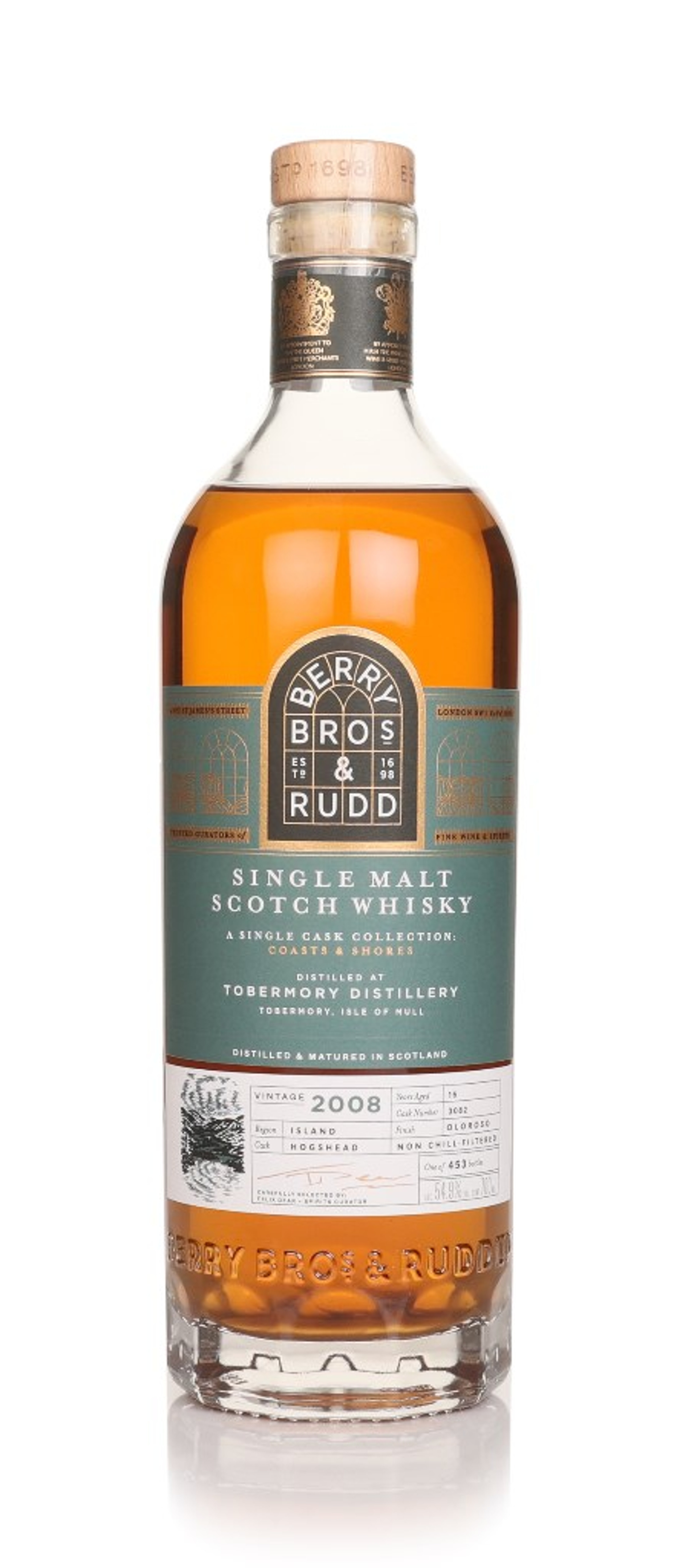 Tobermory 16 Year Old 2008 (cask 3082) - Coasts & Shores (Berry Bros. & Rudd) 70cl
