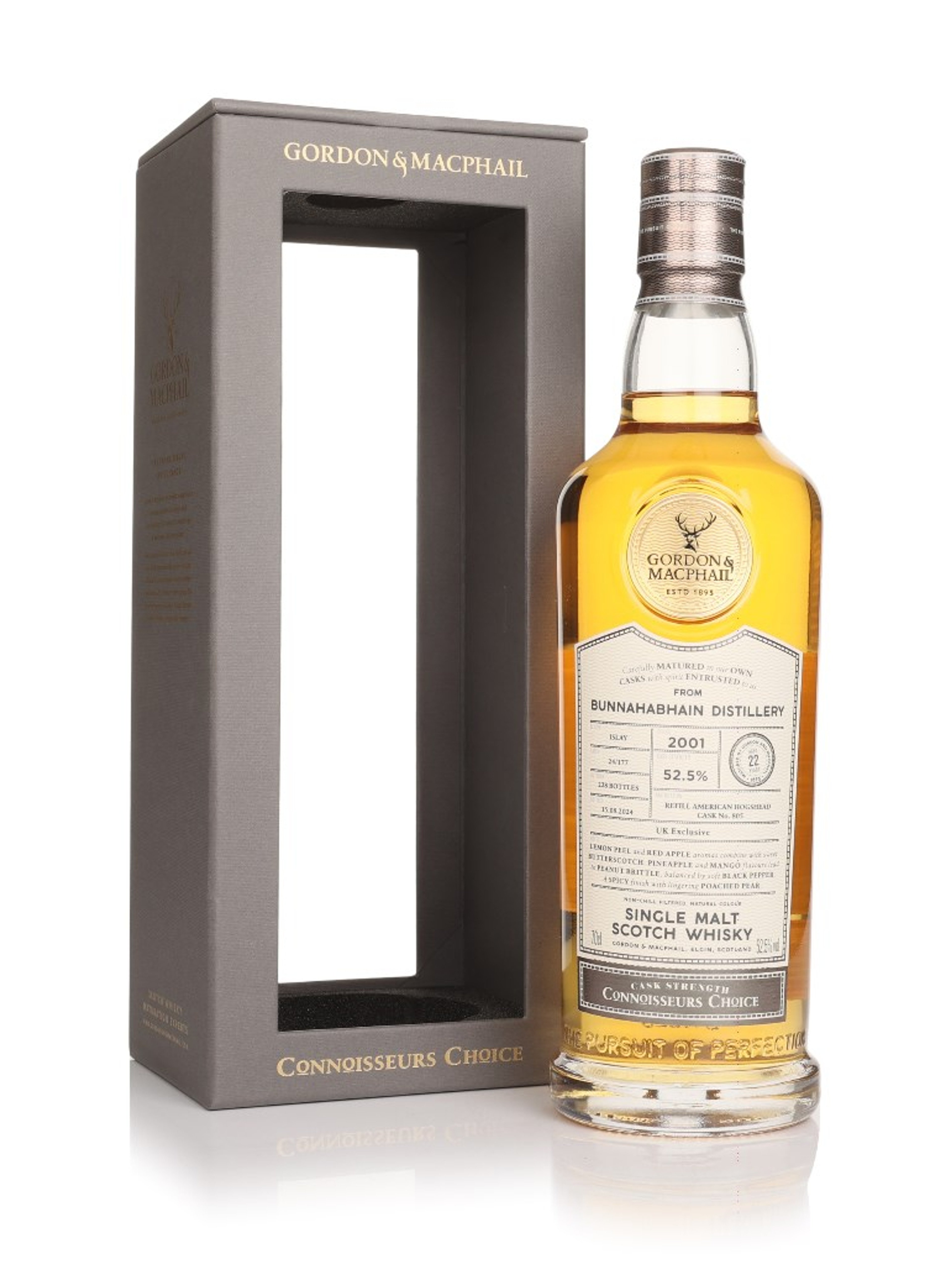 Bunnahabhain 22 Year Old 2001 (cask 805) - Connoisseurs Choice (Gordon & MacPhail) 70cl