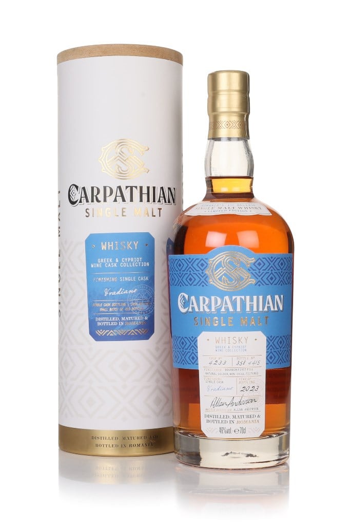 Carpathian Single Malt Vradiano Cask Finish - Greek & Cypriot Wine Cask Collection 70cl