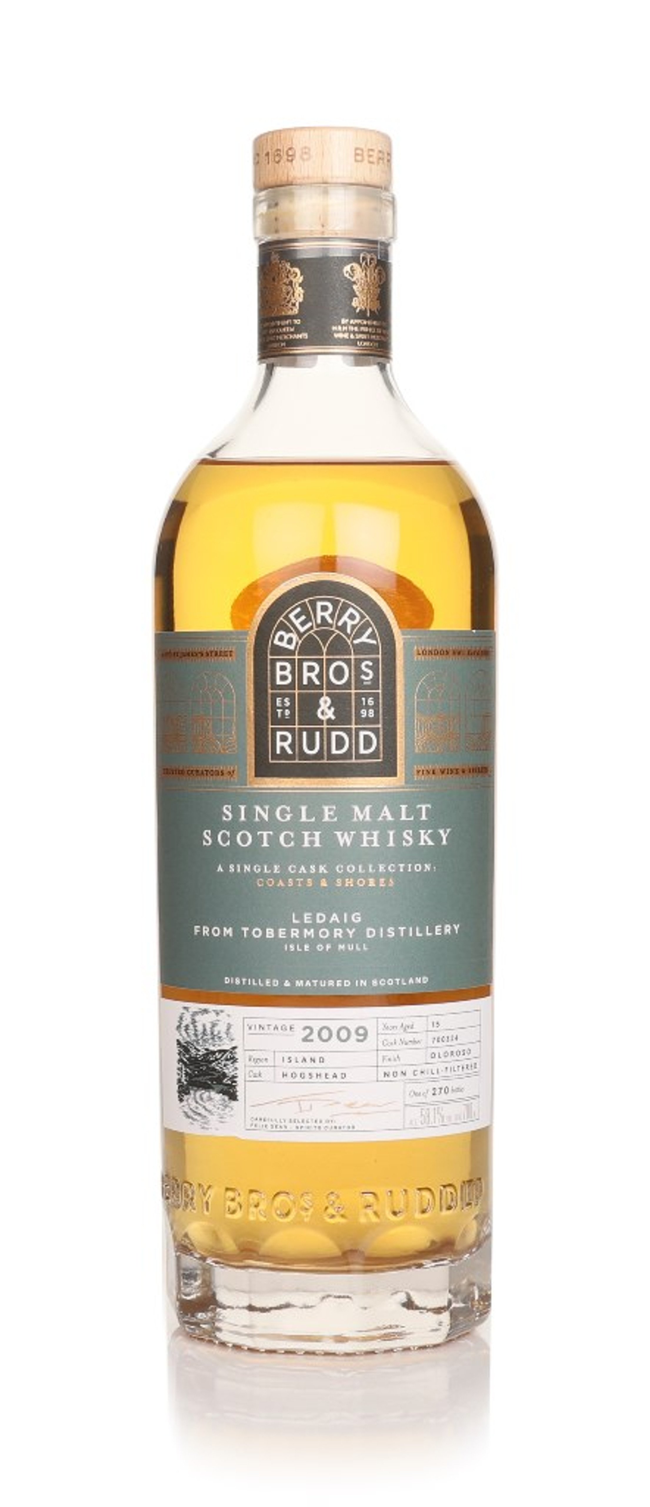 Ledaig 15 Year Old 2009 (cask 700324) - Coasts & Shores (Berry Bros. & Rudd) 70cl